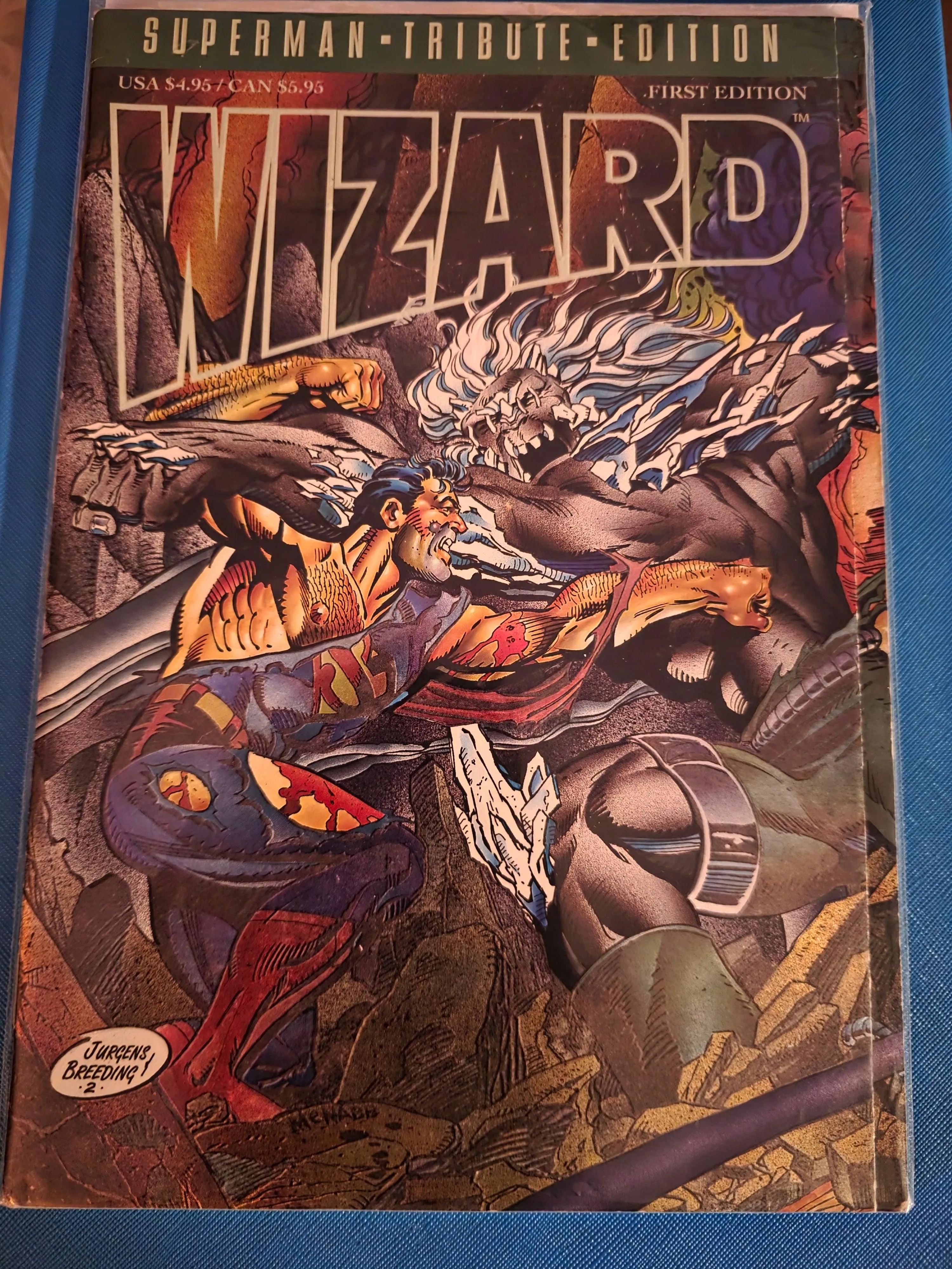 WIZARD MAGAZINE: SUPERMAN TRIBUTE EDITION FIRST PRINT NM