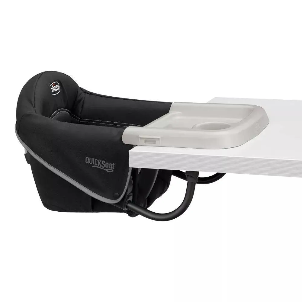 New without Tags - Chicco QuickSeat Hook-On Chair - Graphite