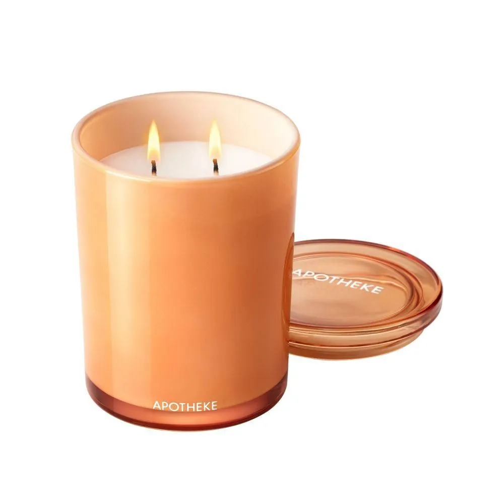 New without box - APOTHEKE 2 Wick Large Sea Salt Grapefruit Jar Candle 16oz