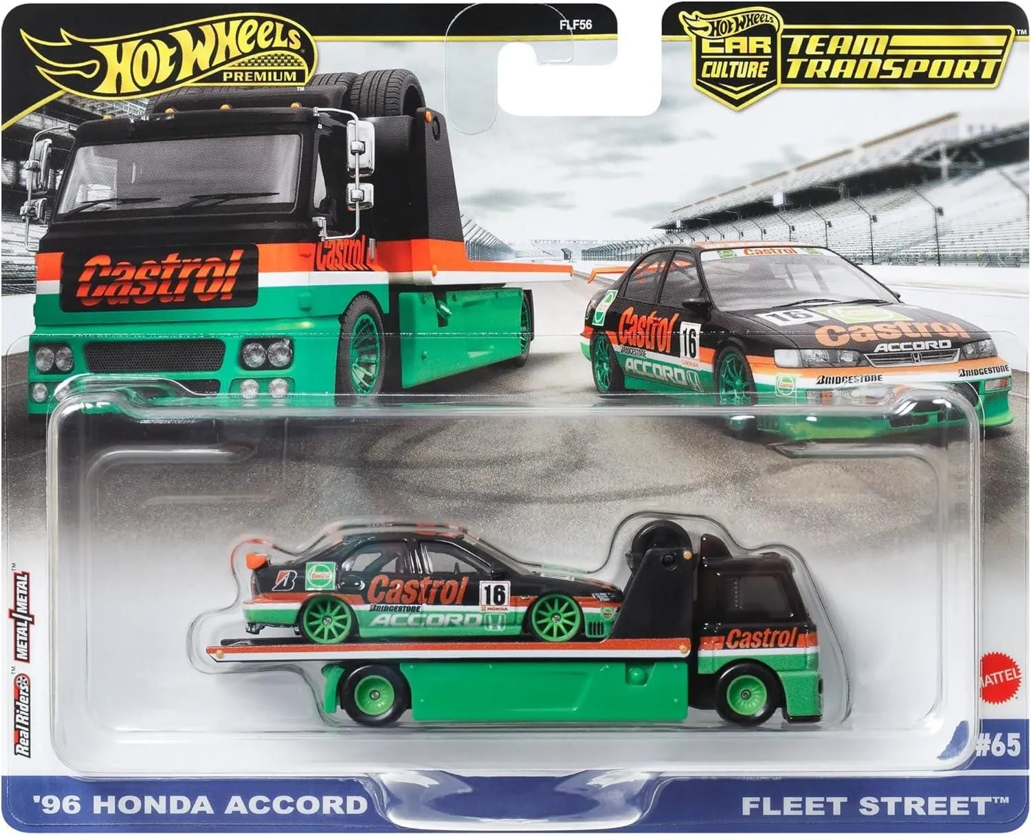 Hot Wheels Team Transport #65 '96 honda acoord fleet street