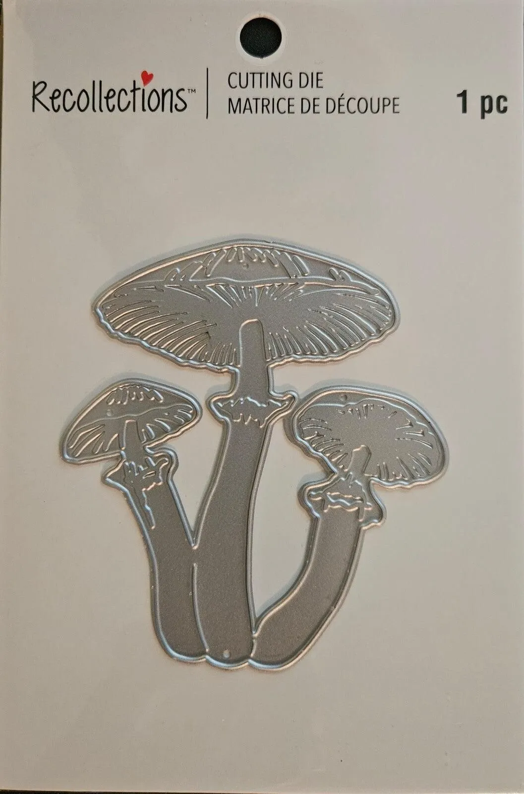 771723 Recollections Silver Mushroom 1 pc Die Cutting Cartridge