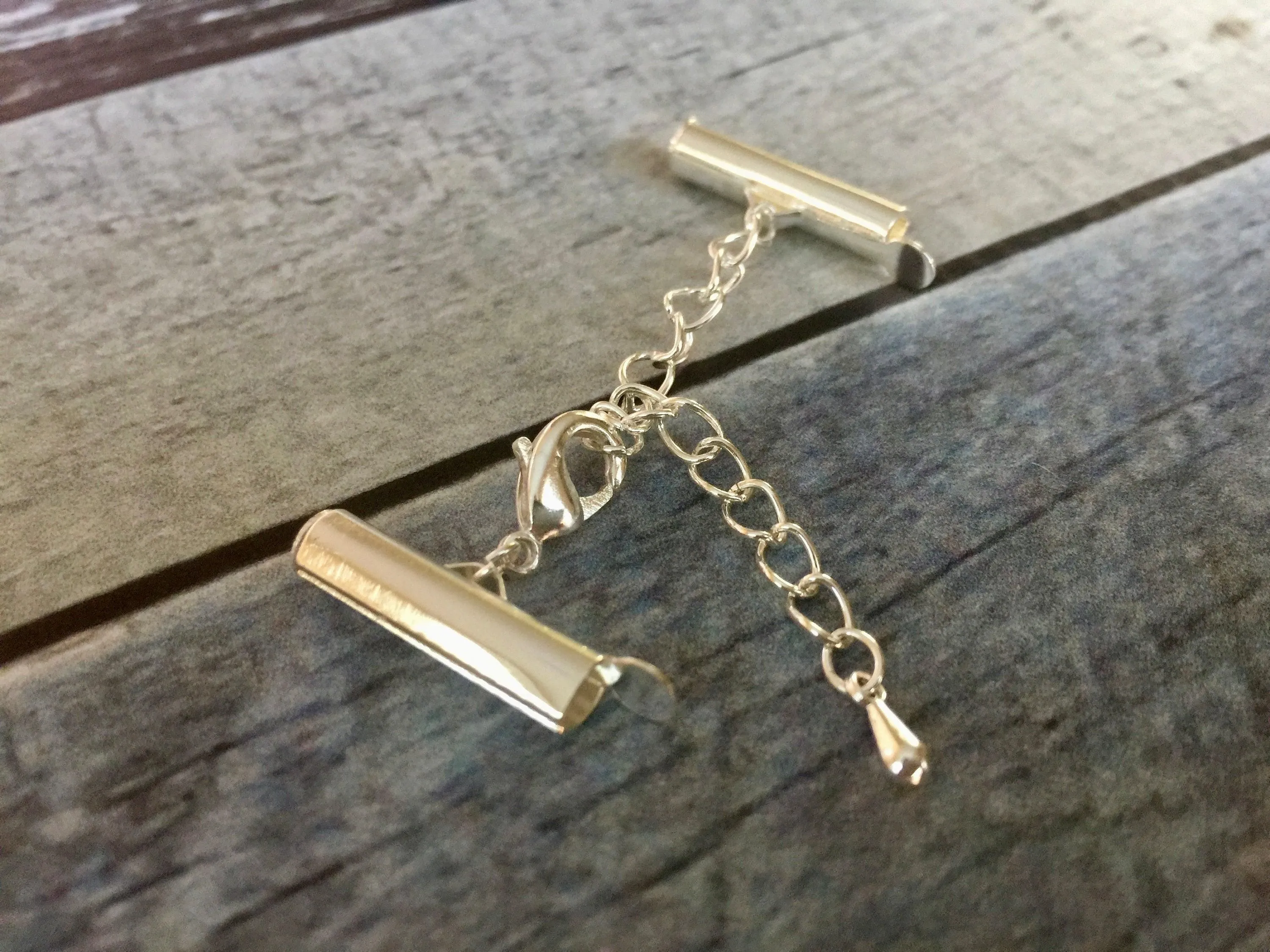 Beadalon Slide Connector 20mm Silver | Jewelry Clasp for Bracelets