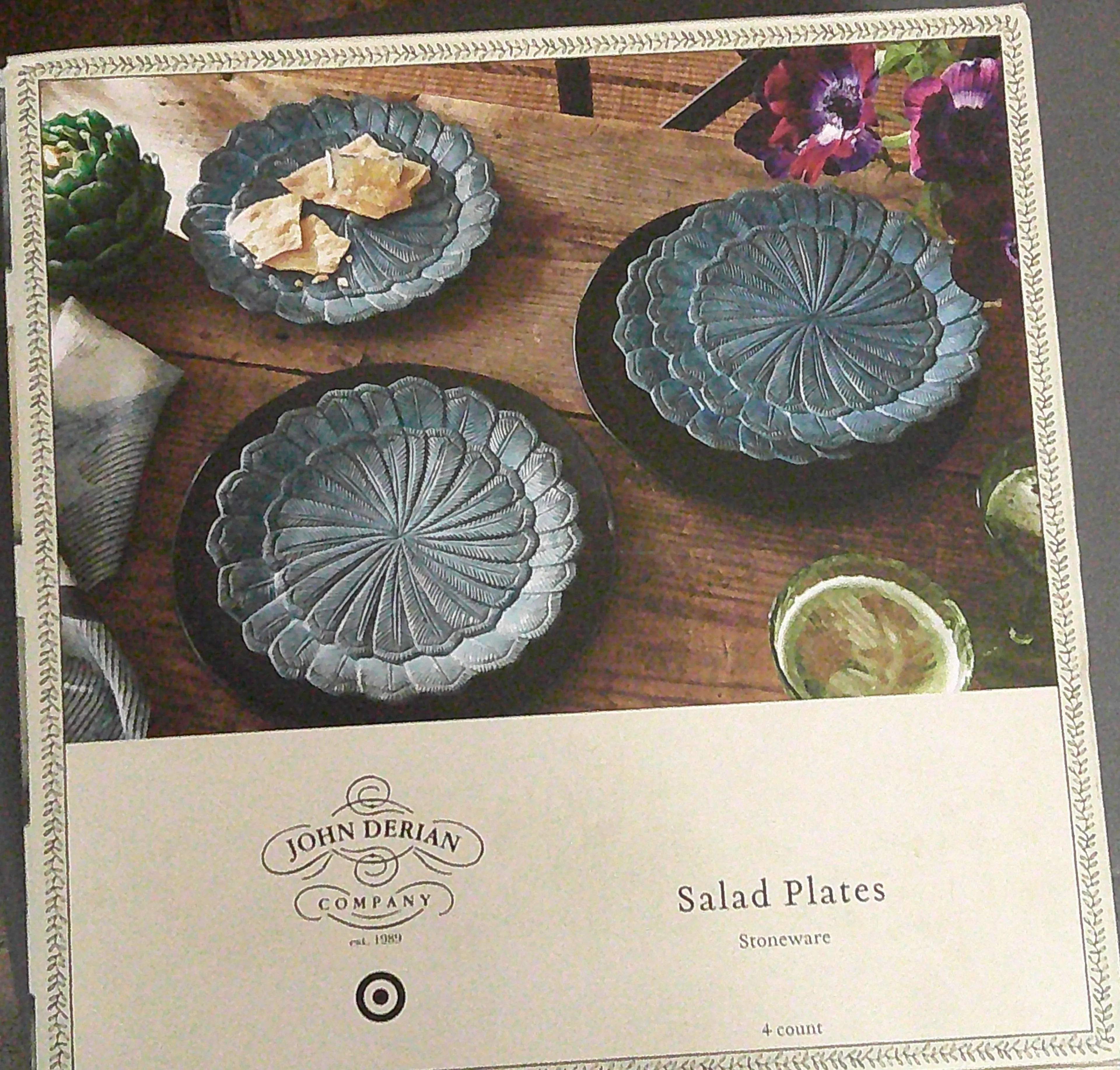 John Derian Salad Plate Set of 4