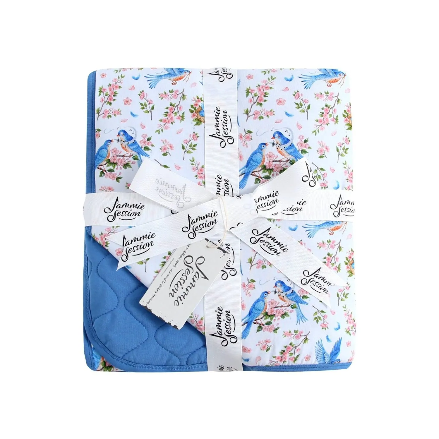 Bluebird Melody Adult Quilted Blanket
