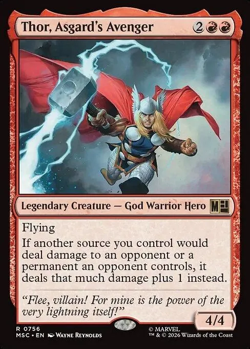 MSC, Thor, Asgard's Avenger, Standard, 756, R, Near Mint, Normal, EN