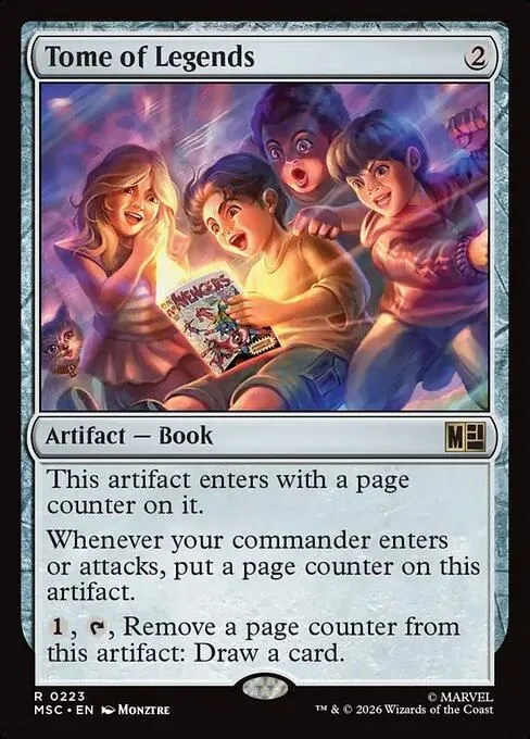 MSC, Tome of Legends, Standard, 223, R, Near Mint, Normal, EN