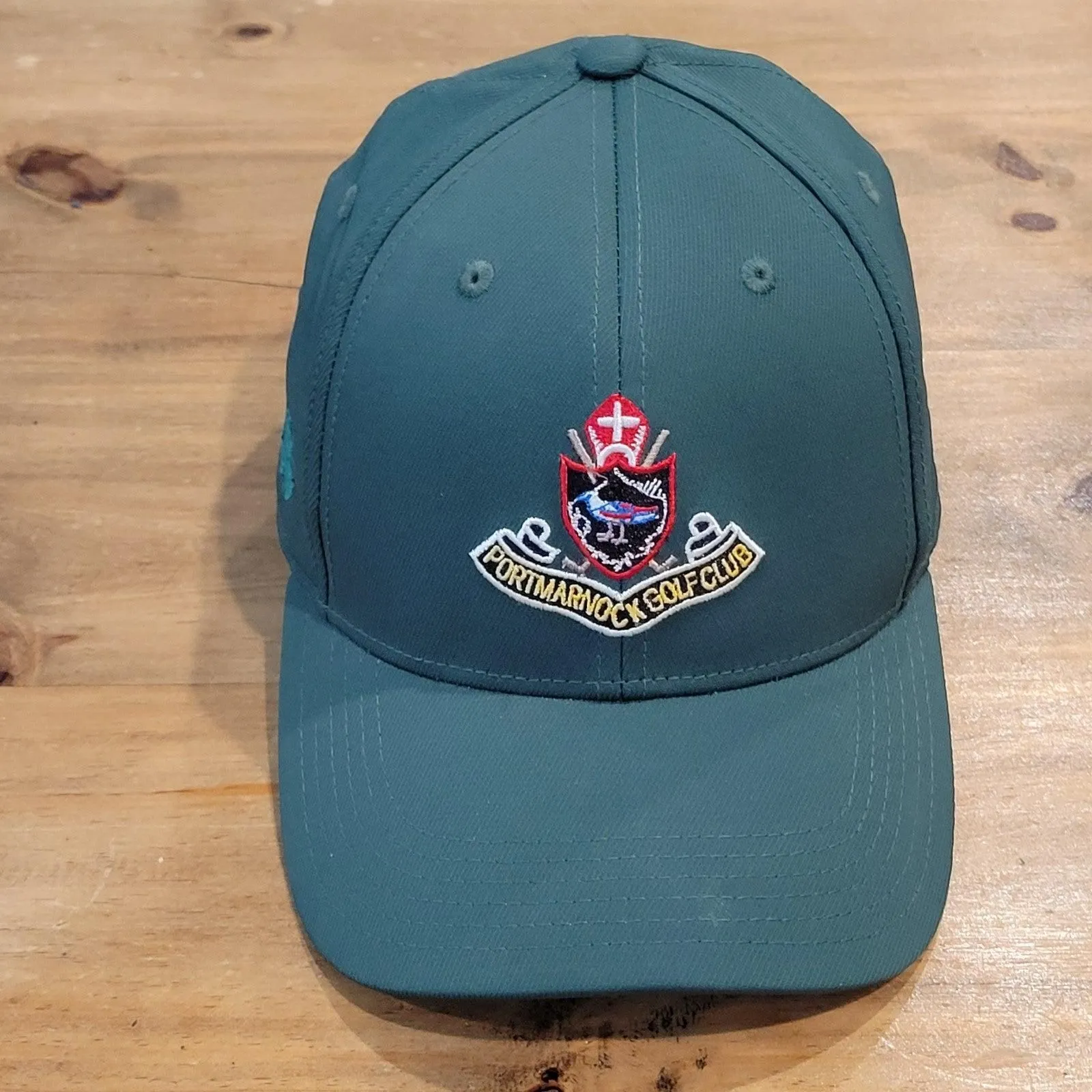 Portmarnock Golf Club Hat Size M/L Flex Stretch Fitted Green Dublin Ireland