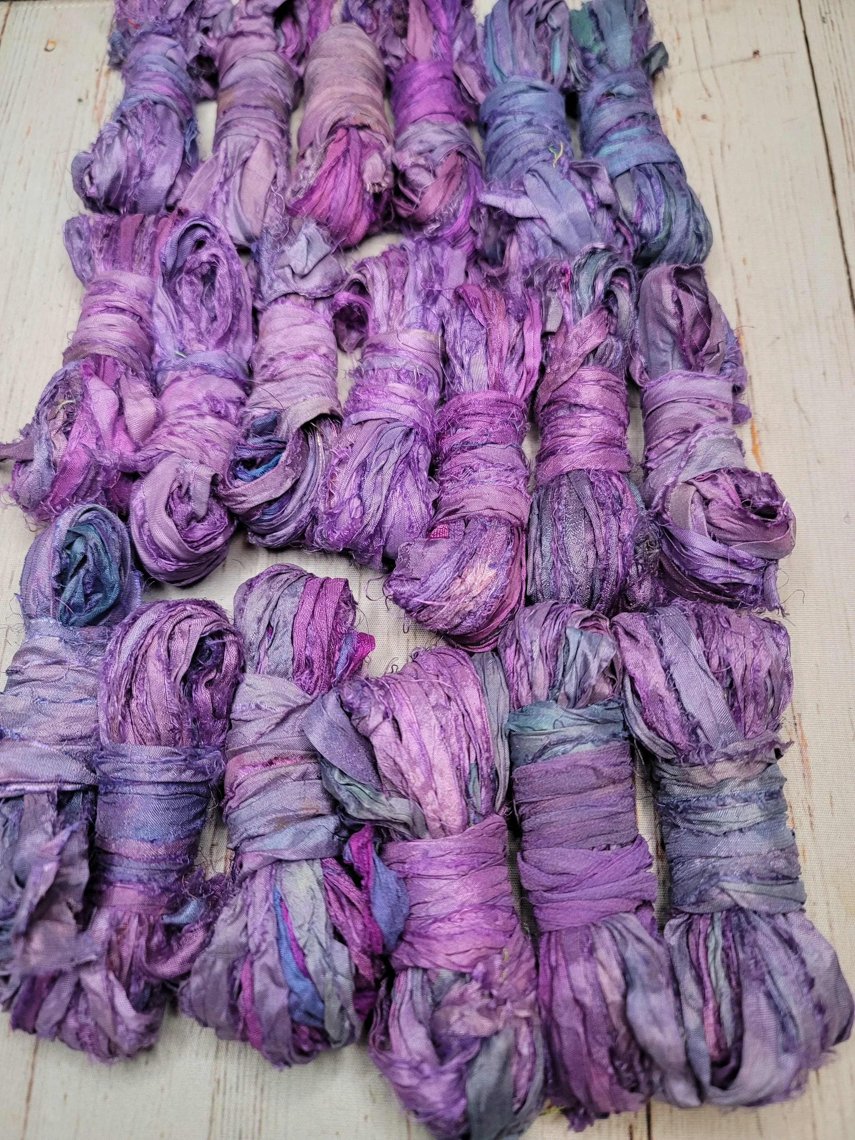 Silk Sari Ribbon 5 Yard Mini Skein Color #005