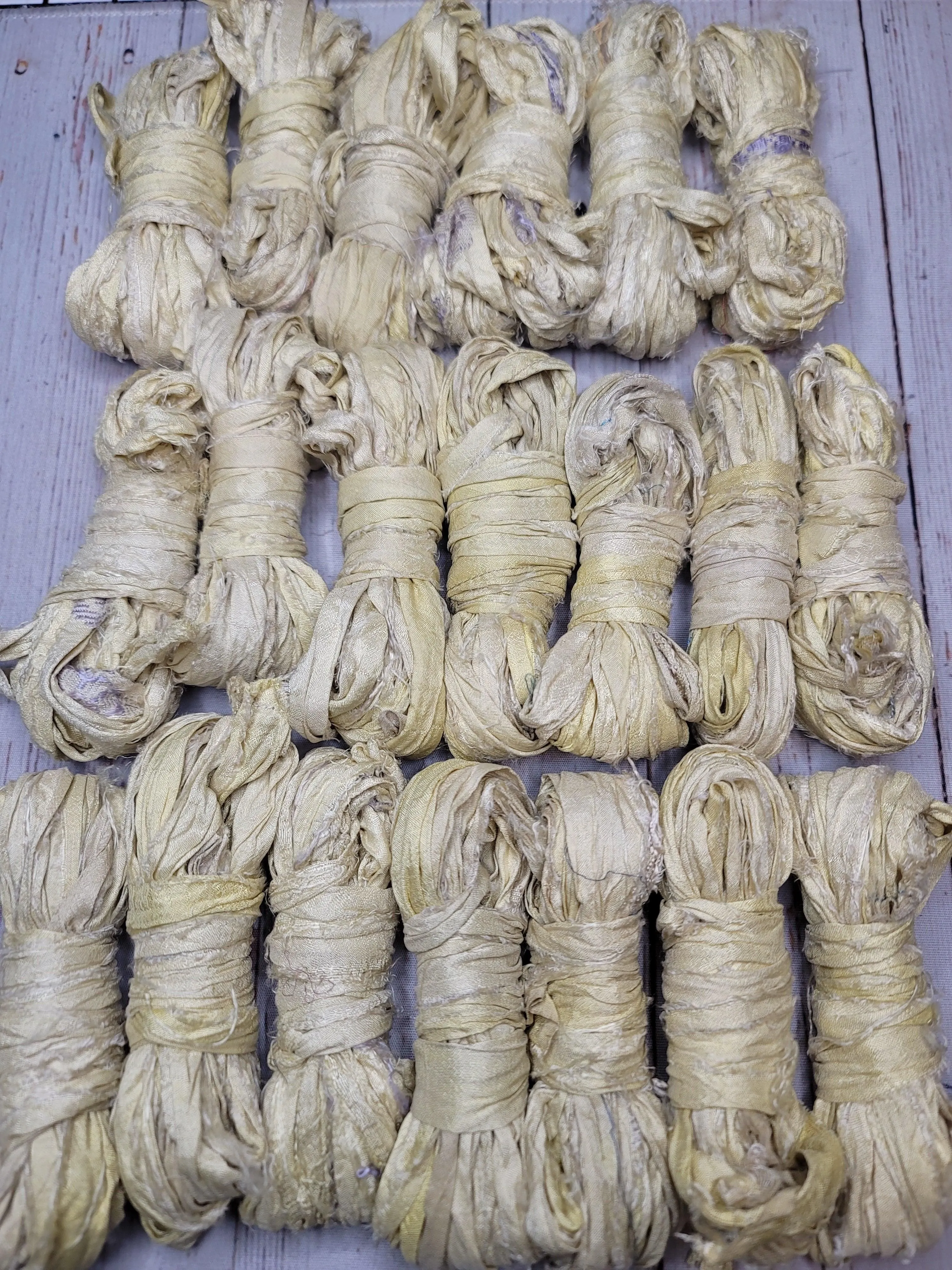 Silk Sari Ribbon 5 Yard Mini Skein Color #004