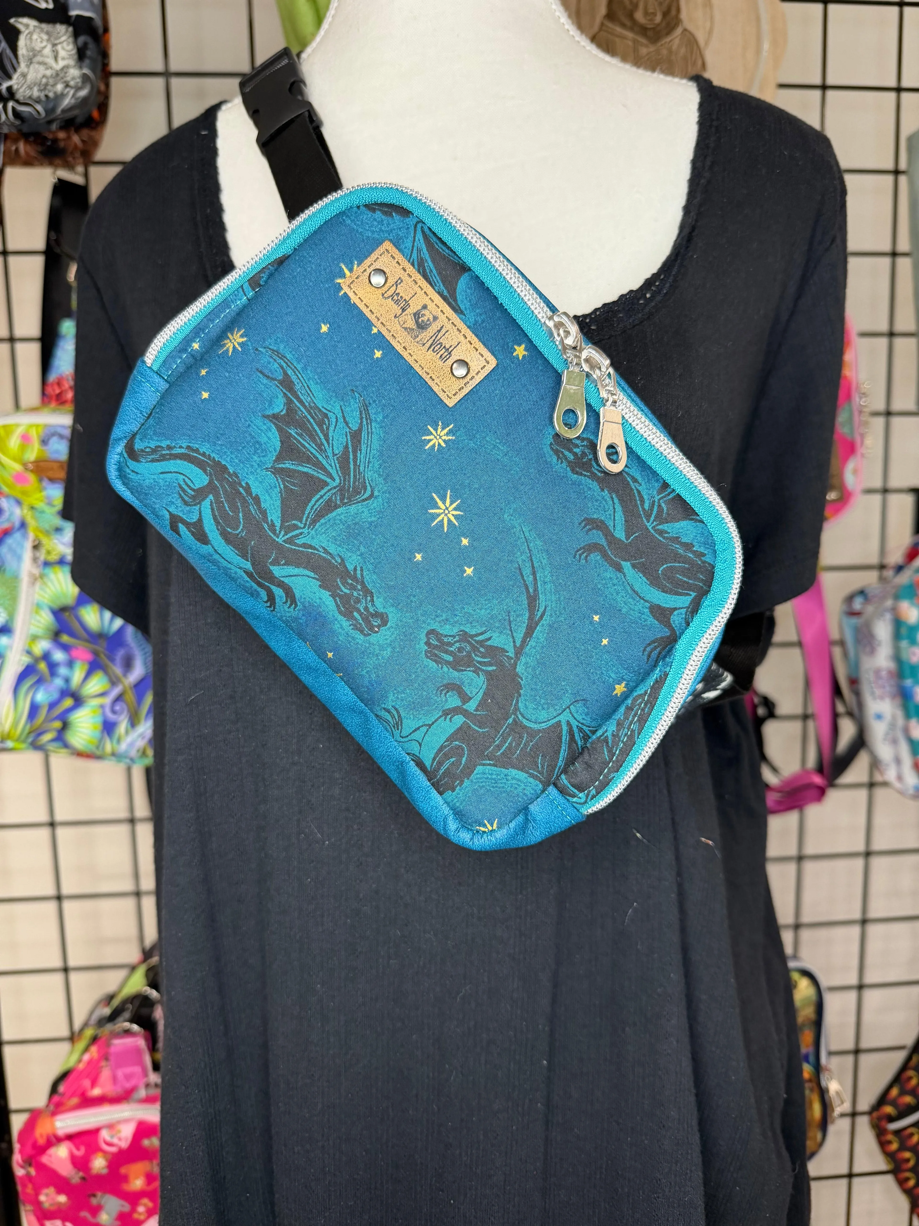 Ruby Star Society Fire Glow Small Louie with vinyl gussets sling to waist bag