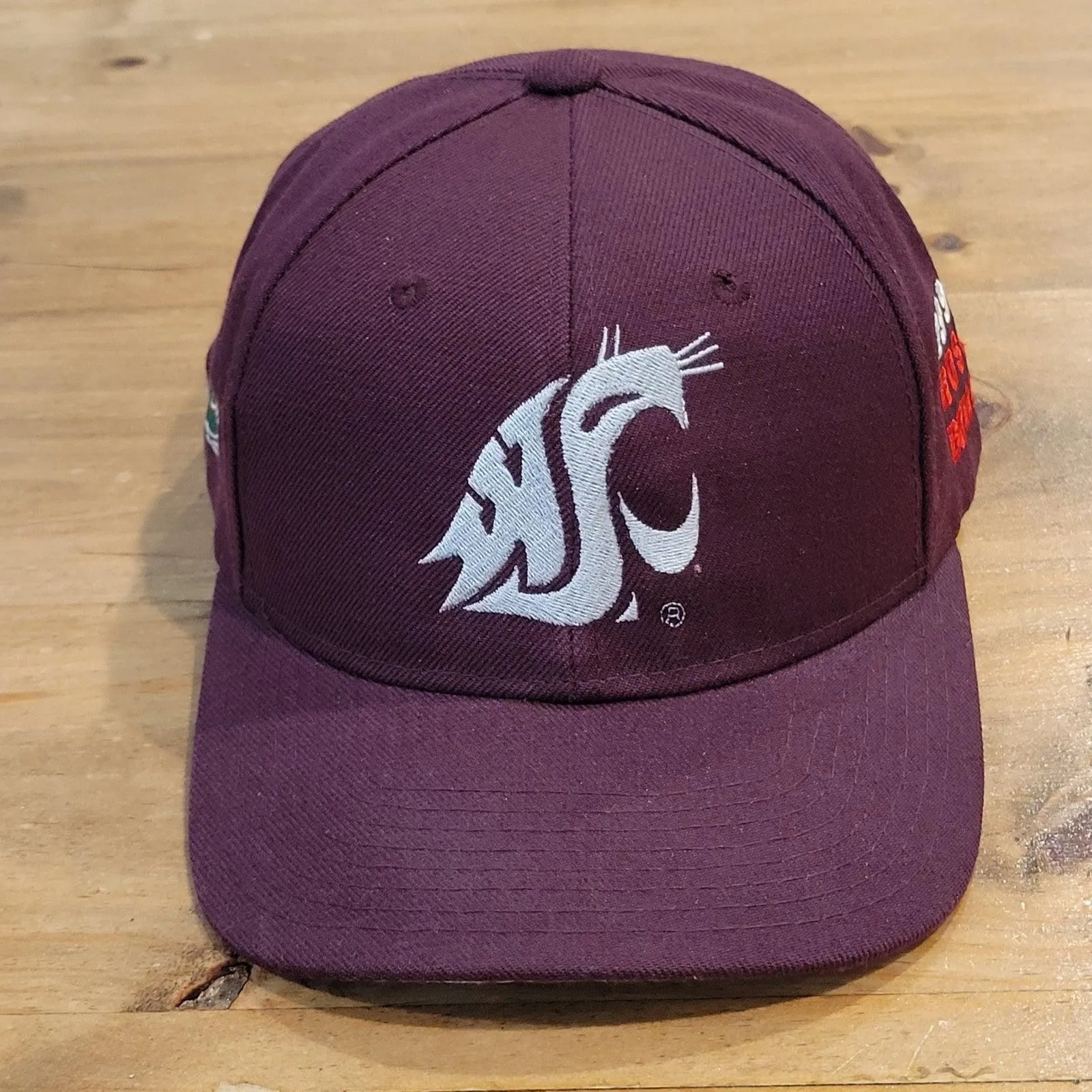 Vintage Washington State Cougars Hat Snapback Rose Bowl 1998 Wool Blend College