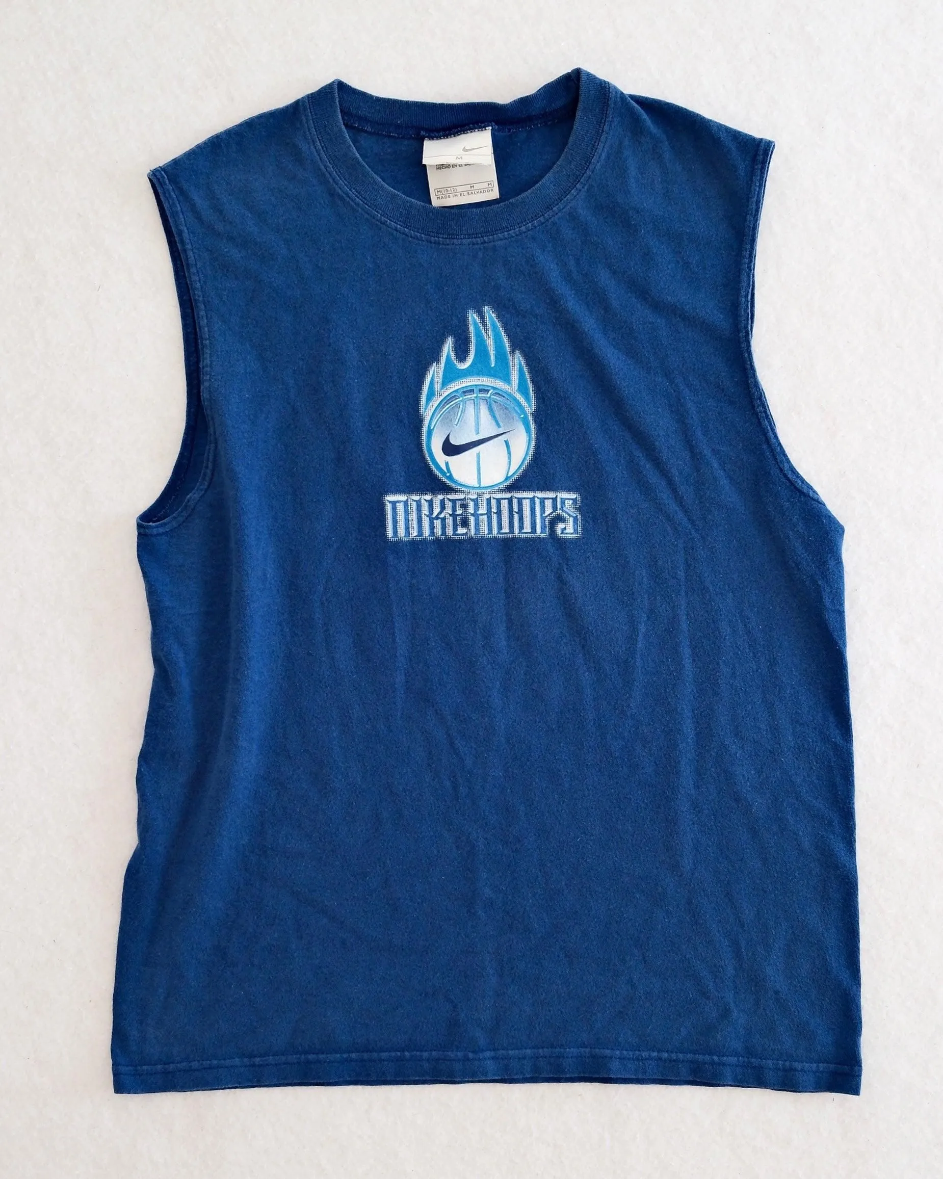 Y2K Nike Hoops Kids Basketball Muscle Tank: Size 10y