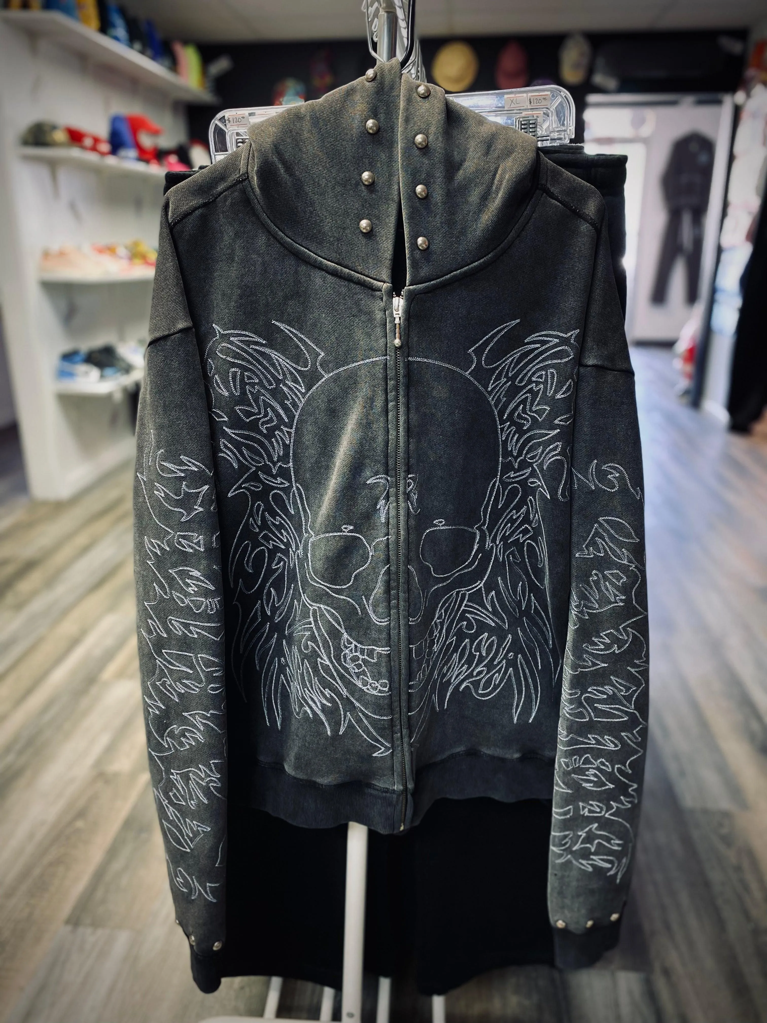 Revenge Zip-Up Hoodie