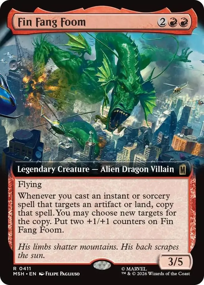 Fin Fang Foom (Extended Art) - Marvel Super Heroes (MSH)