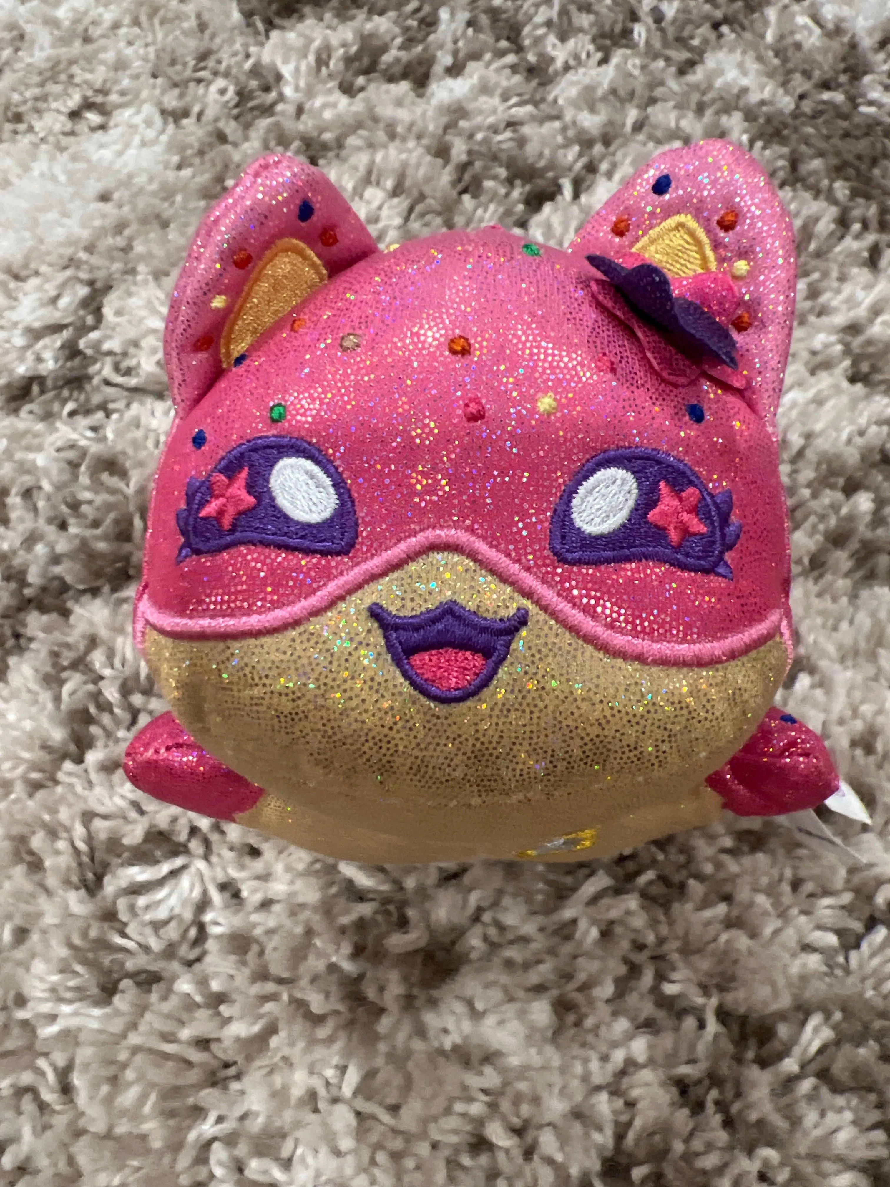 Aphmau MeeMeow 6” Frosted Cookie Cat, Glitter Edition, Carnival Treats, Litter 7 : Orphan