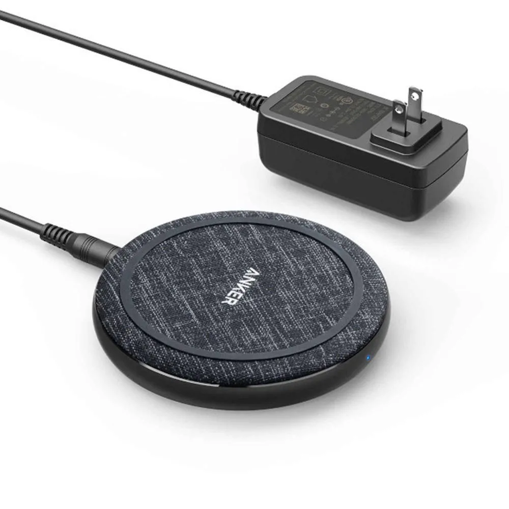 Open-box - Anker PowerWave II 15W Qi Wireless Charging Pad (w/ Wall Charger) -