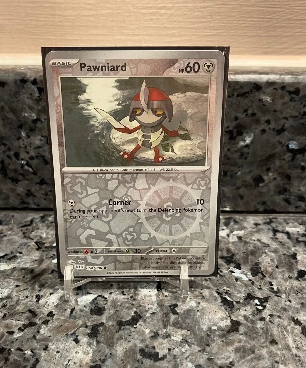 Pokémon TCG Pawniard Scarlet & Violet- Black Bolt 064/086 Holo