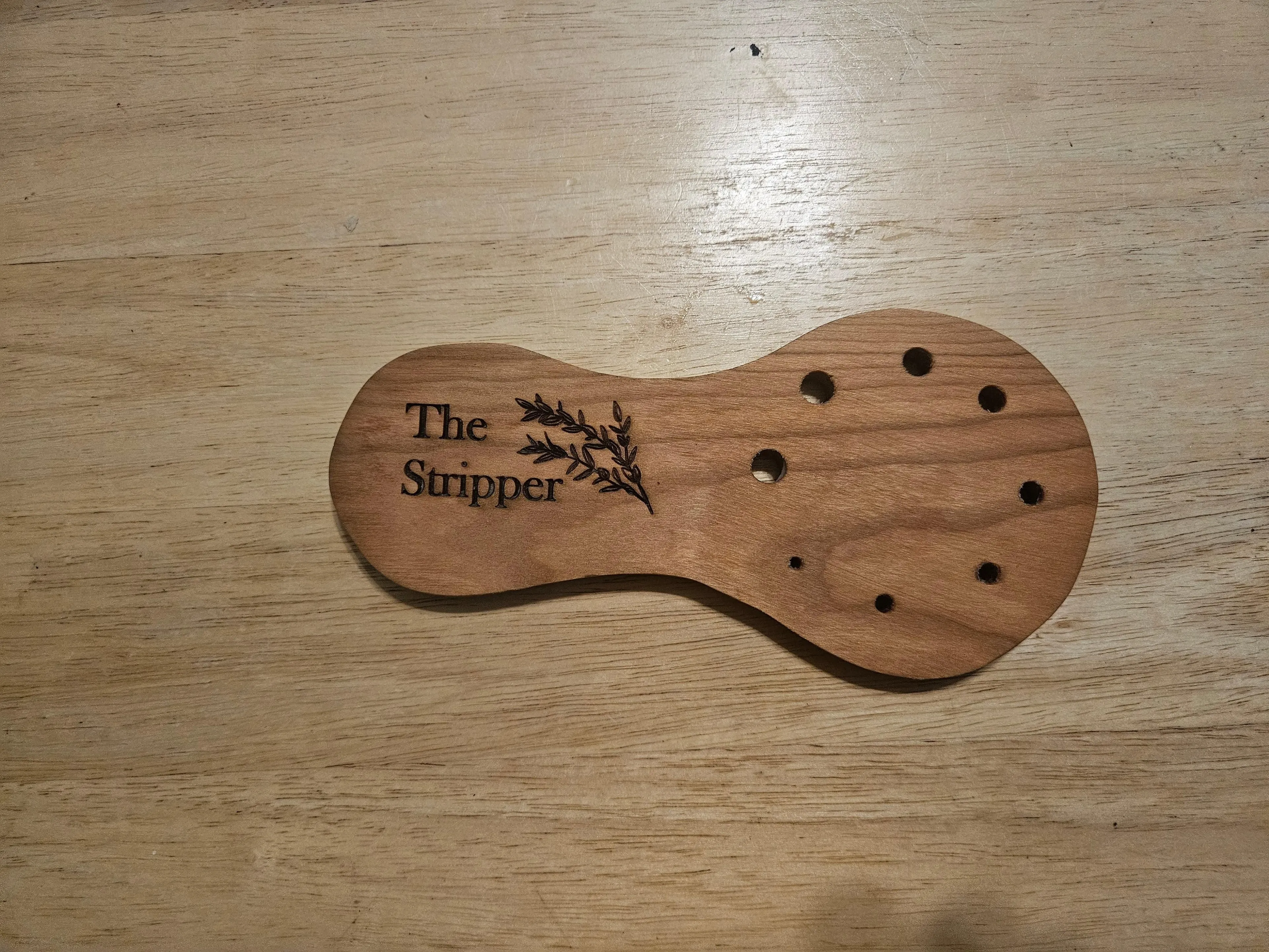 "The Stripper"  Herb stripper made from Cherry