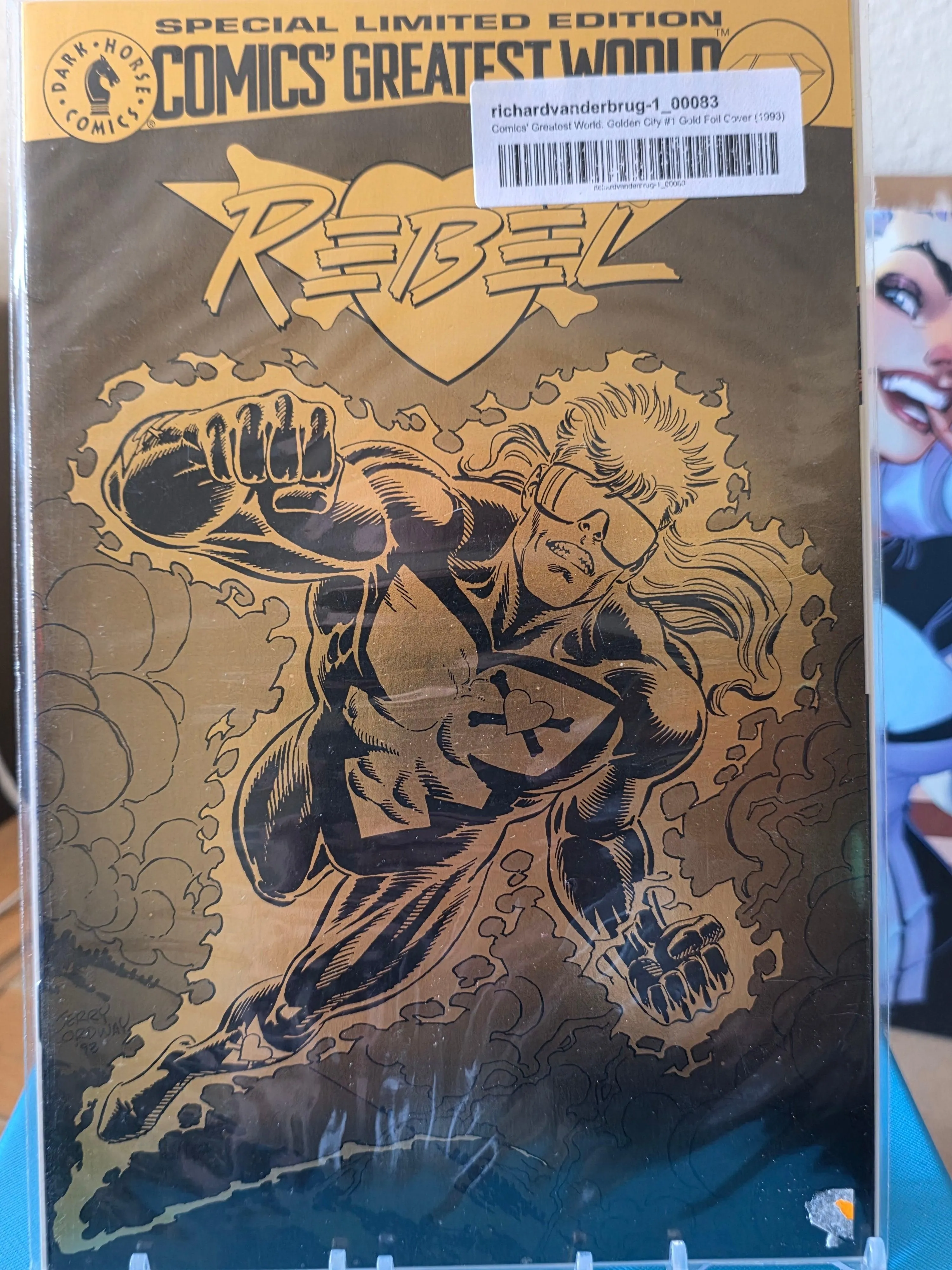 COMICS GREATEST WORLD REBEL GOLD FOIL LIMITED EDITION NM