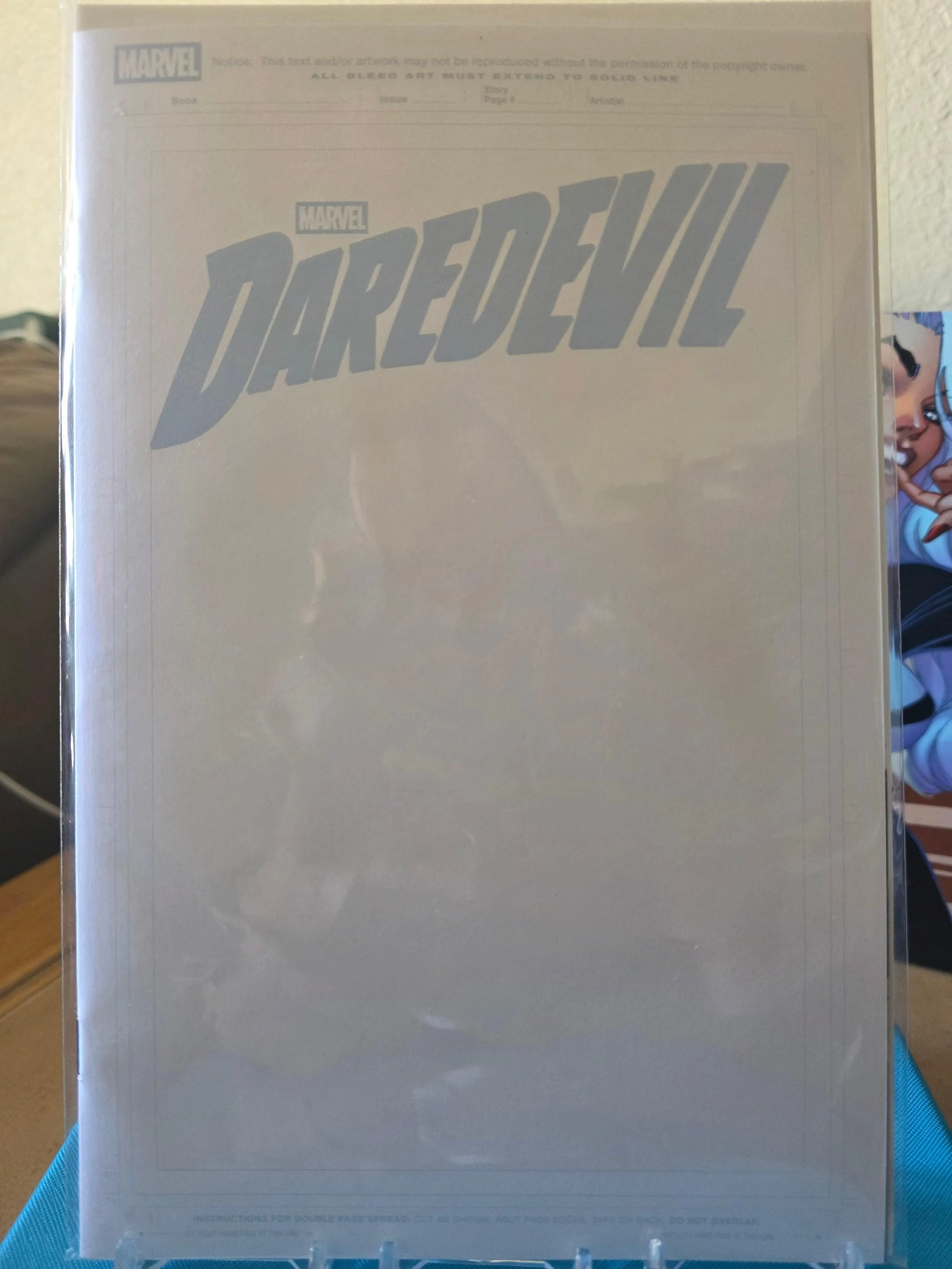 DAREDEVIL #1 MARVEL BLIND BAG ART BOARD VARIANT NM