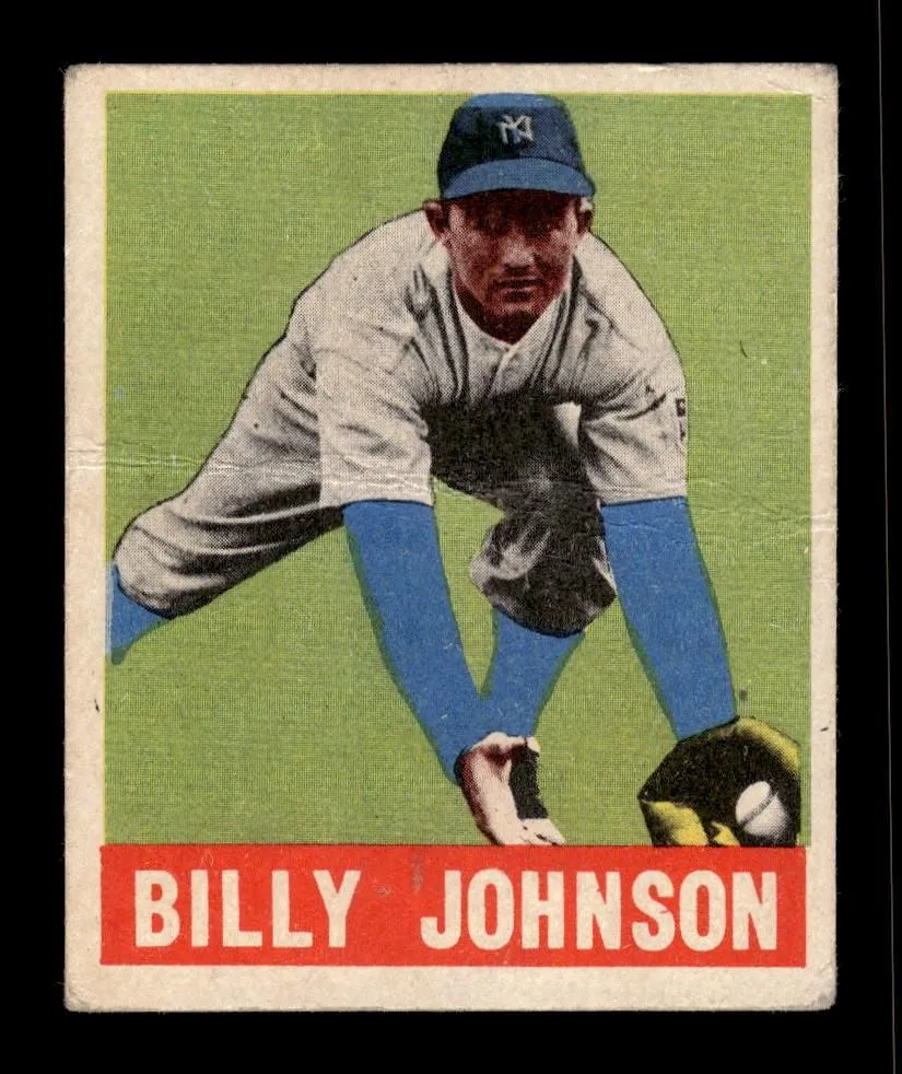 1948-49 Leaf #14 Billy Johnson New York Yankees VG 10012755