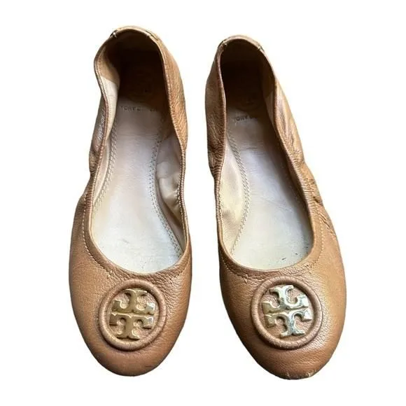 Product image for Tory Burch Royal Tan Ballet Flats Size 6