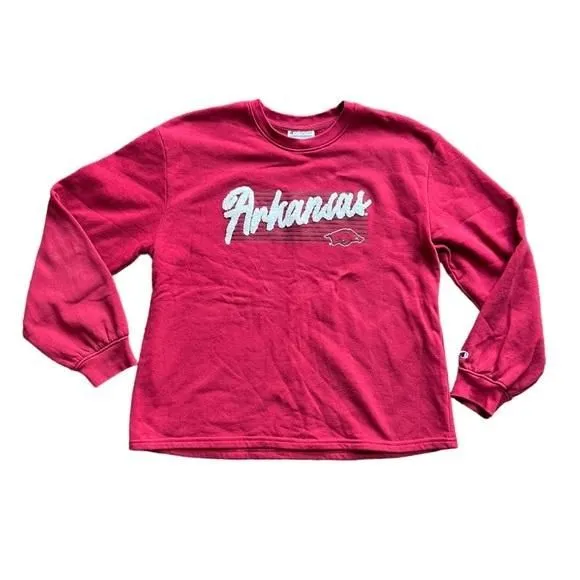 Product image for Champion Arkansas Razorback Sweatshirt Size Large