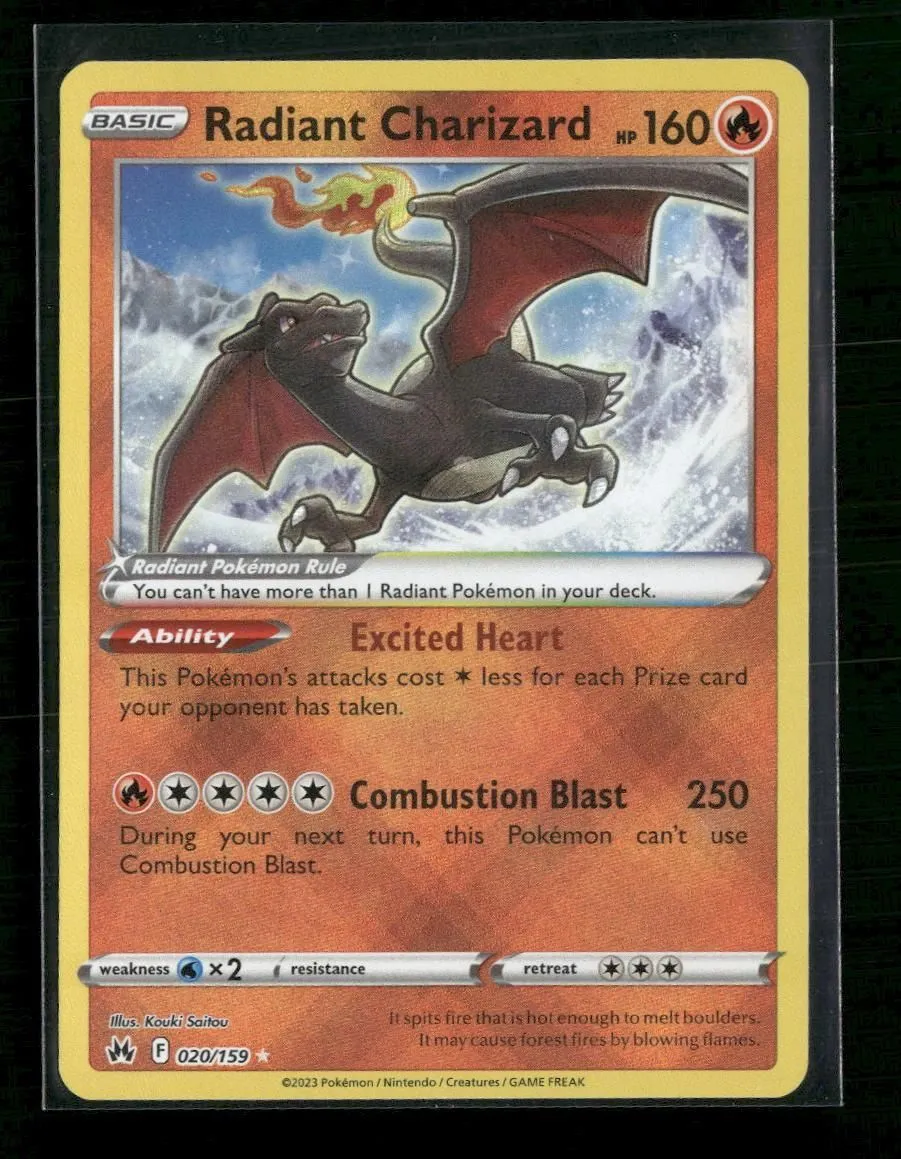 SWSH: Crown Zenith Radiant Charizard #020/159