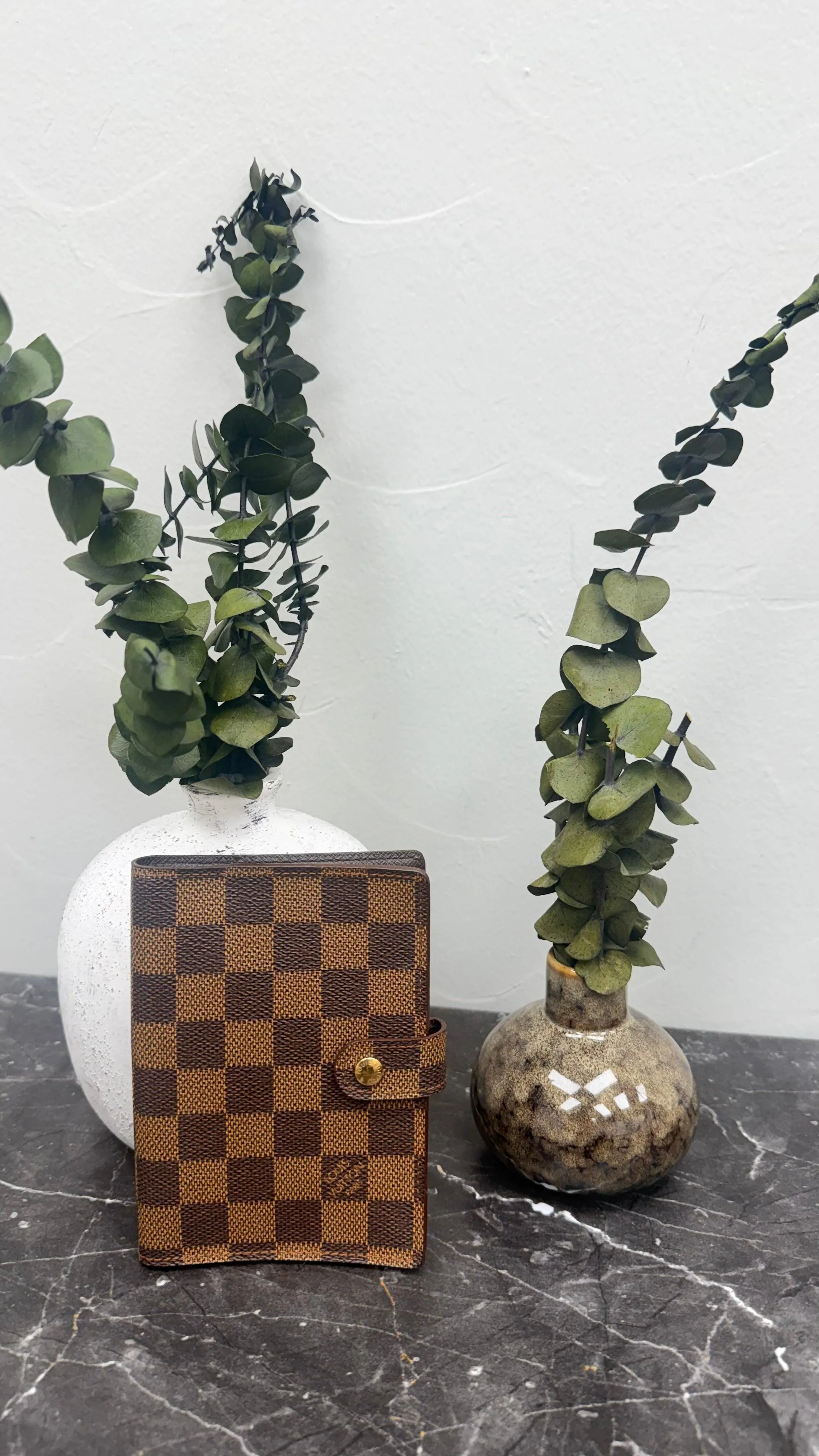 Louis Vuitton Damier Ebene Passport Agenda Cover PM