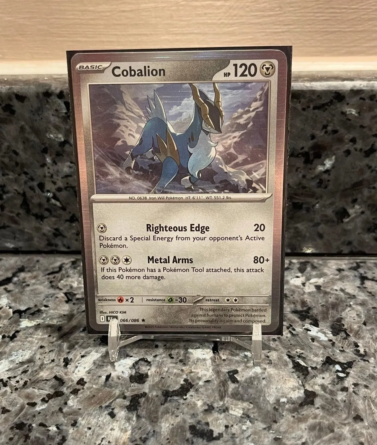 Pokémon TCG Cobalion Scarlet & Violet- Black Bolt 066/086