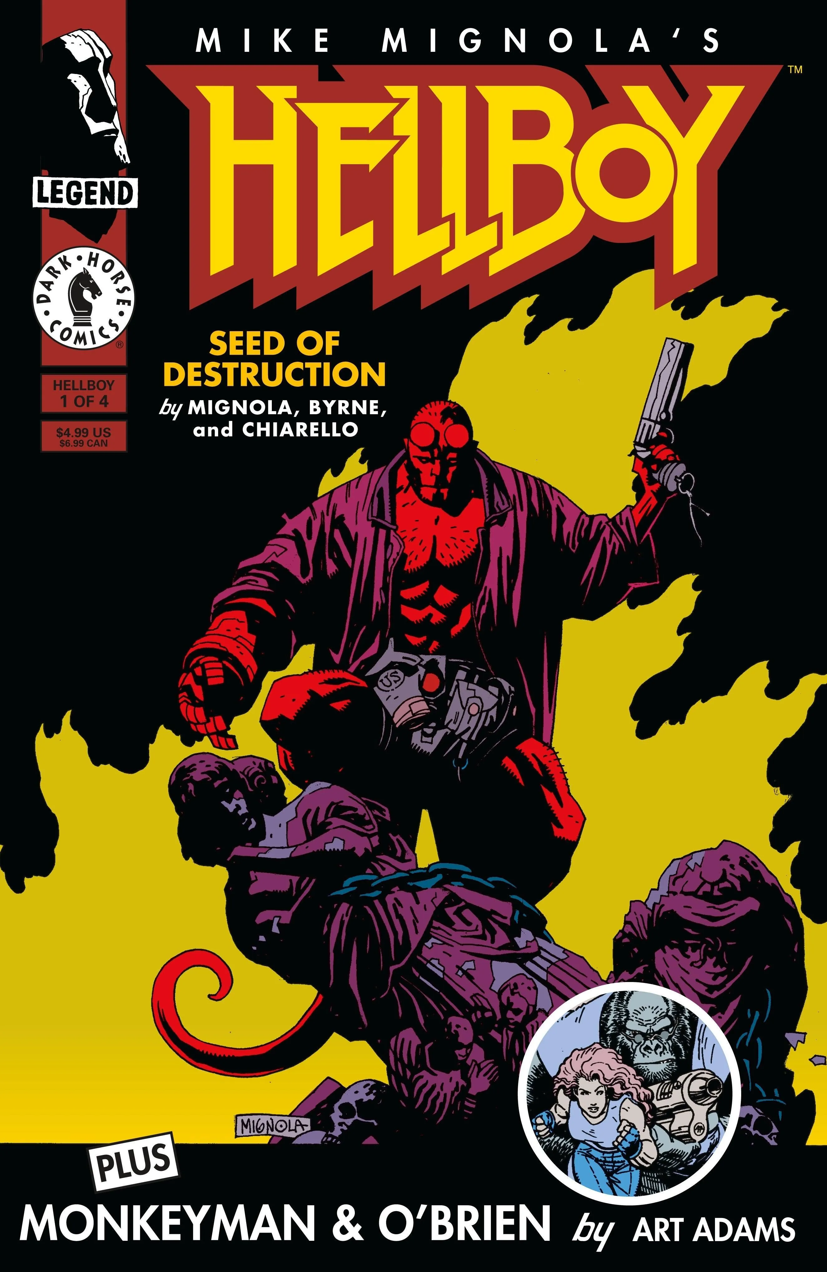 Hellboy: Seed of Destruction #1 Facsimile Reprint CVR A Mike Mignola