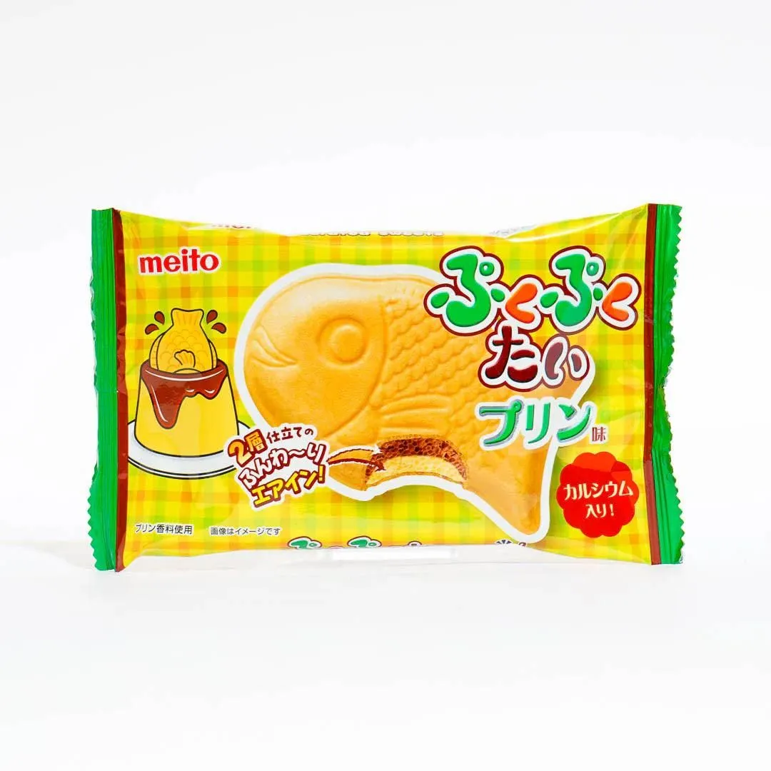MEITO "Pukupuku Taiyaki Pudding" Wafer