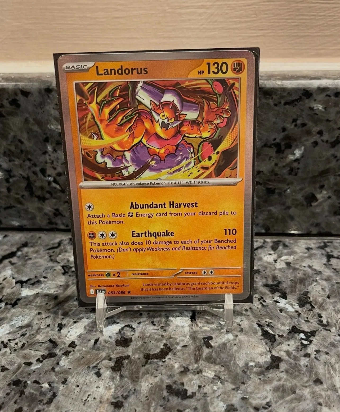 Pokémon TCG Landorus Scarlet & Violet- Black Bolt 053/086