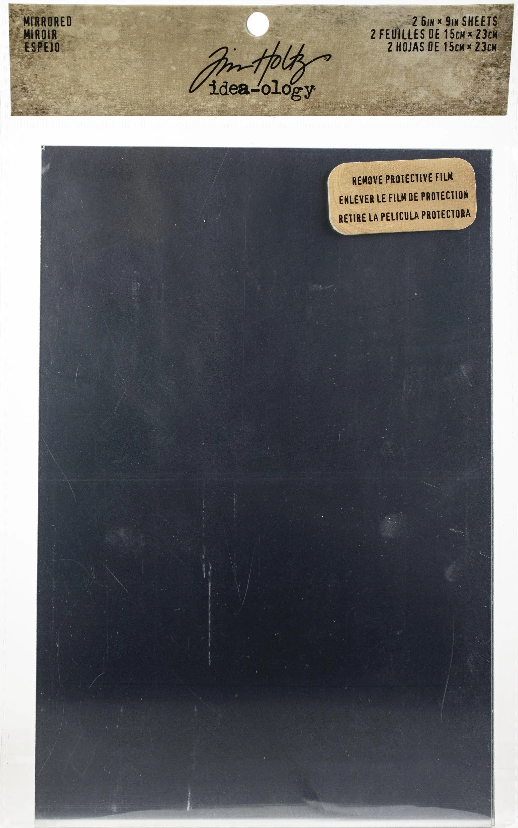 Tim Holtz Adhesive Mirrored Sheets 6"X9"