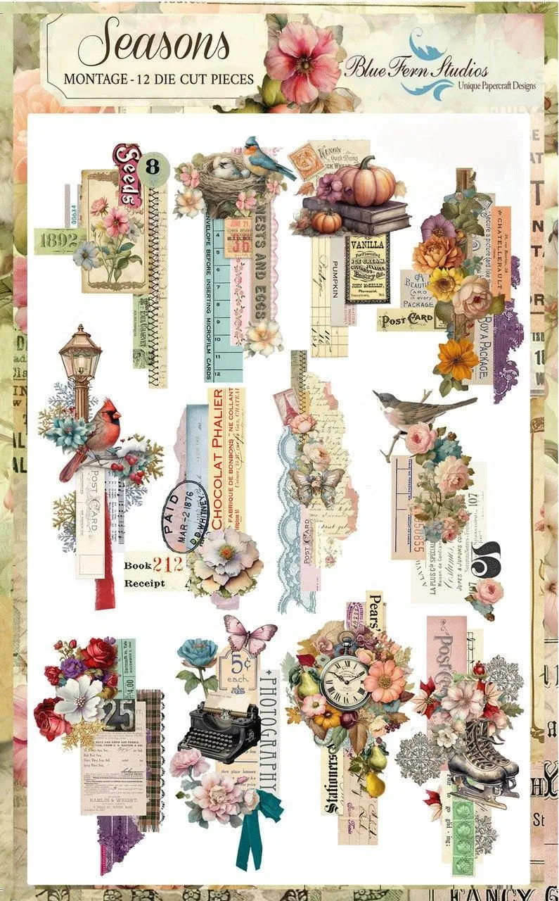 Blue Fern Studios Seasons Montage Ephemera
