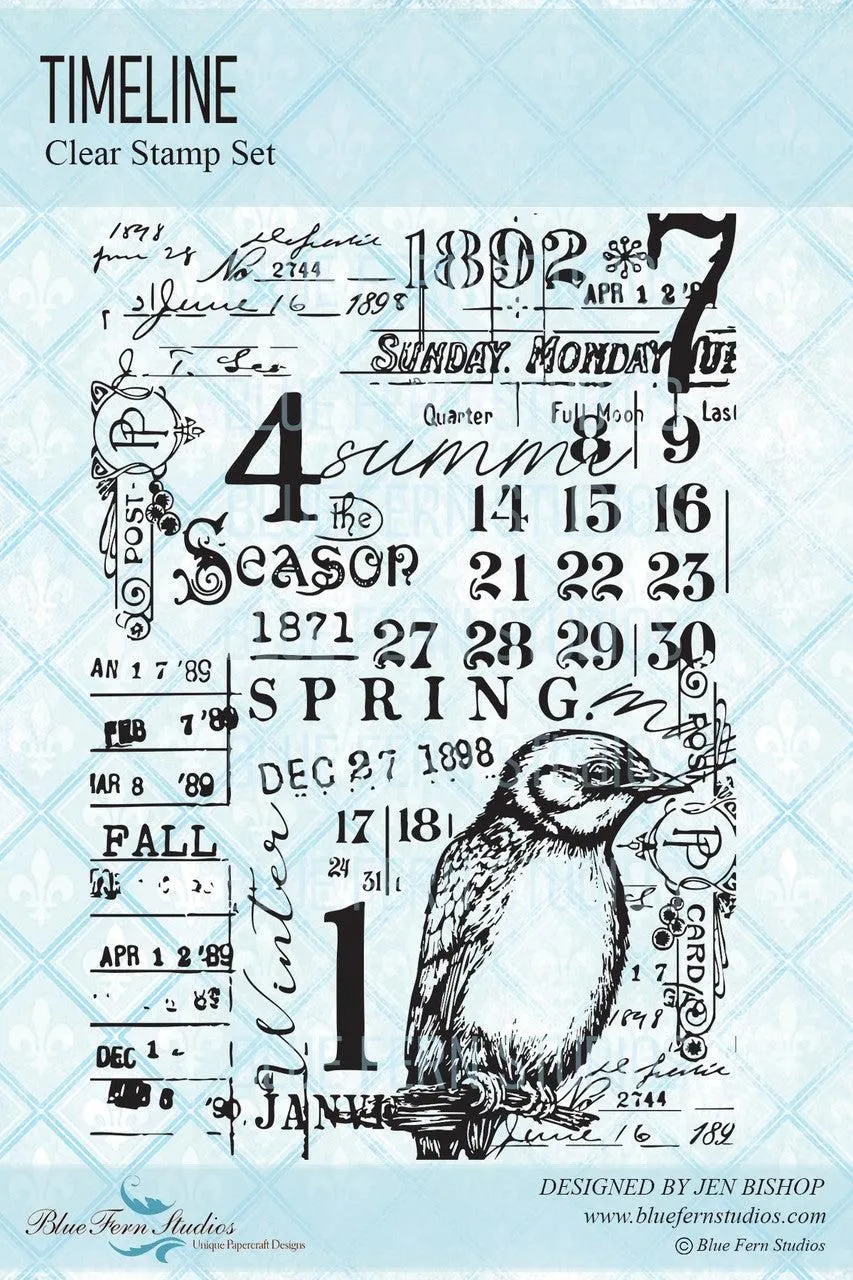 Blue Fern Studios Timeline Stamp