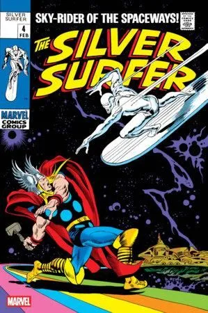 Silver Surfer #4 Facsimile Edition Foil Variant - John Buscema