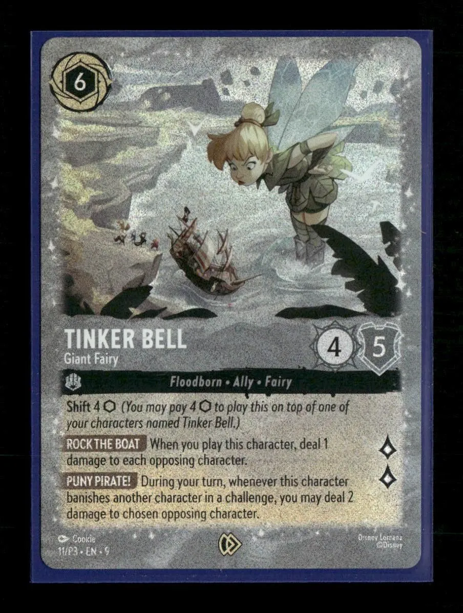 Disney Lorcana Promo Cards Tinker Bell - Giant Fairy #11