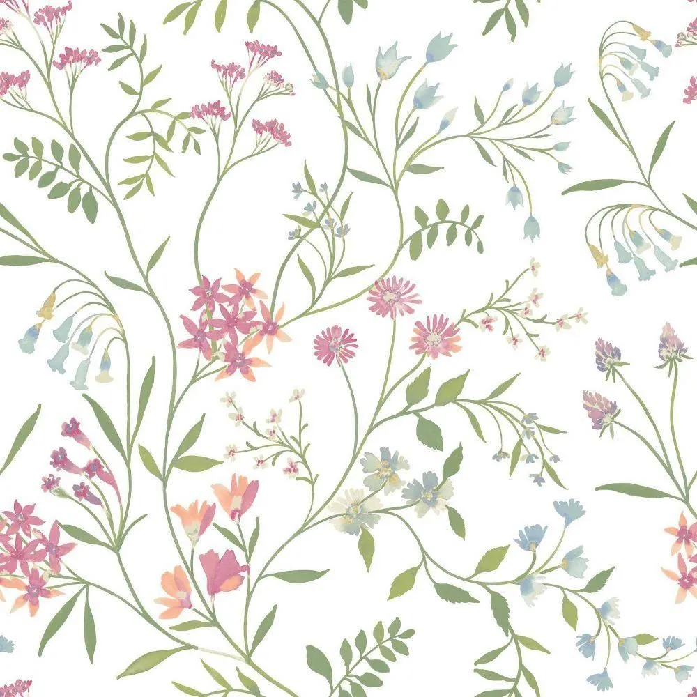 New without box - RoomMates Mix Meadow Peel & Stick Wallpaper