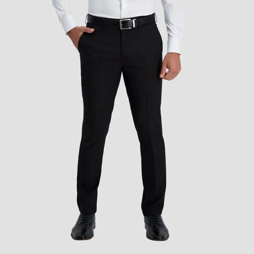 New without Tags - Size: 36x30 - Haggar H26 Men's Stretch Slim Fit Dress Pants - Black 36x30: Lightweight