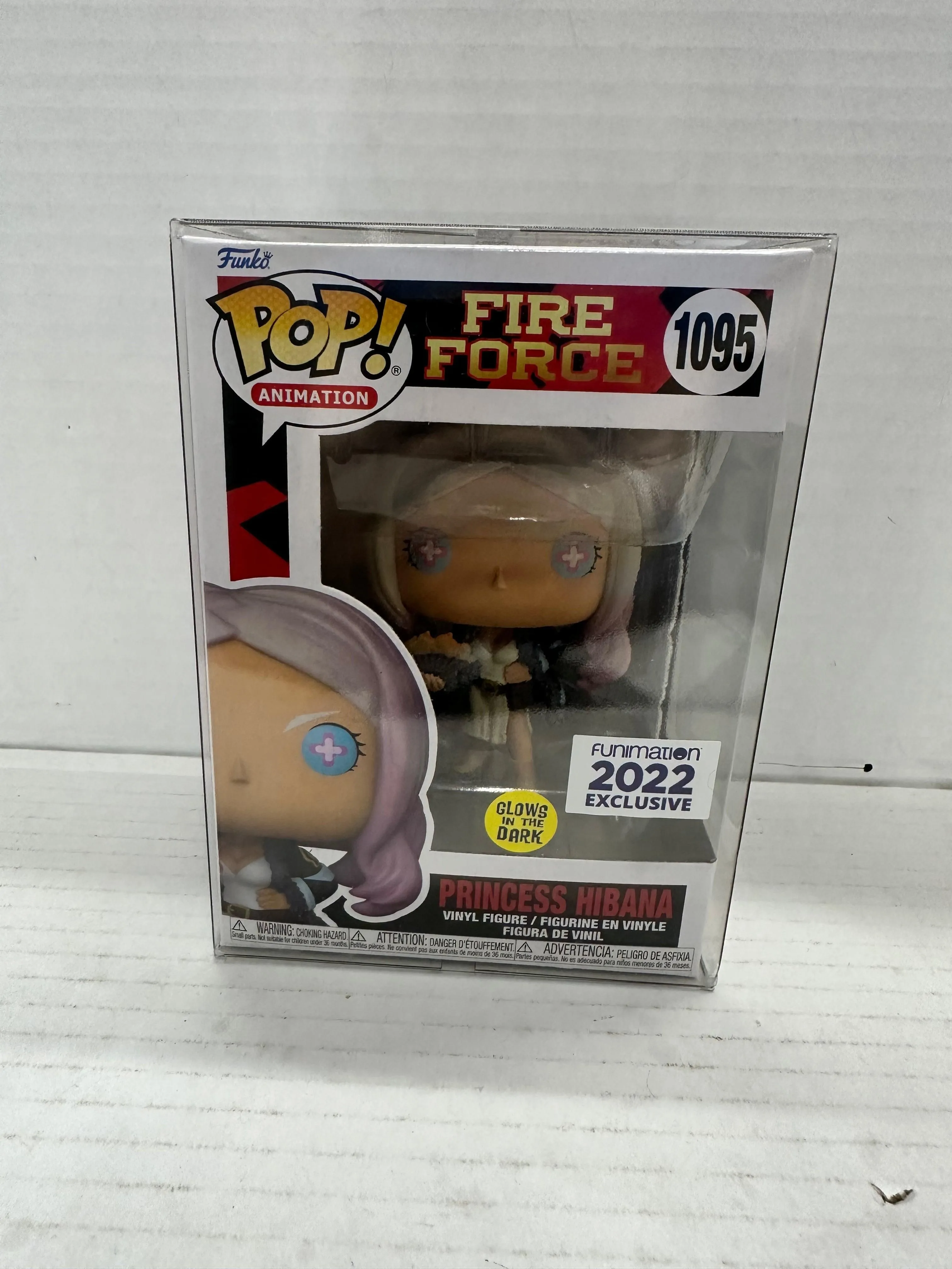 Funko Pop! Vinyl: Fire Force - Princess Hibana AND Pop Protector
