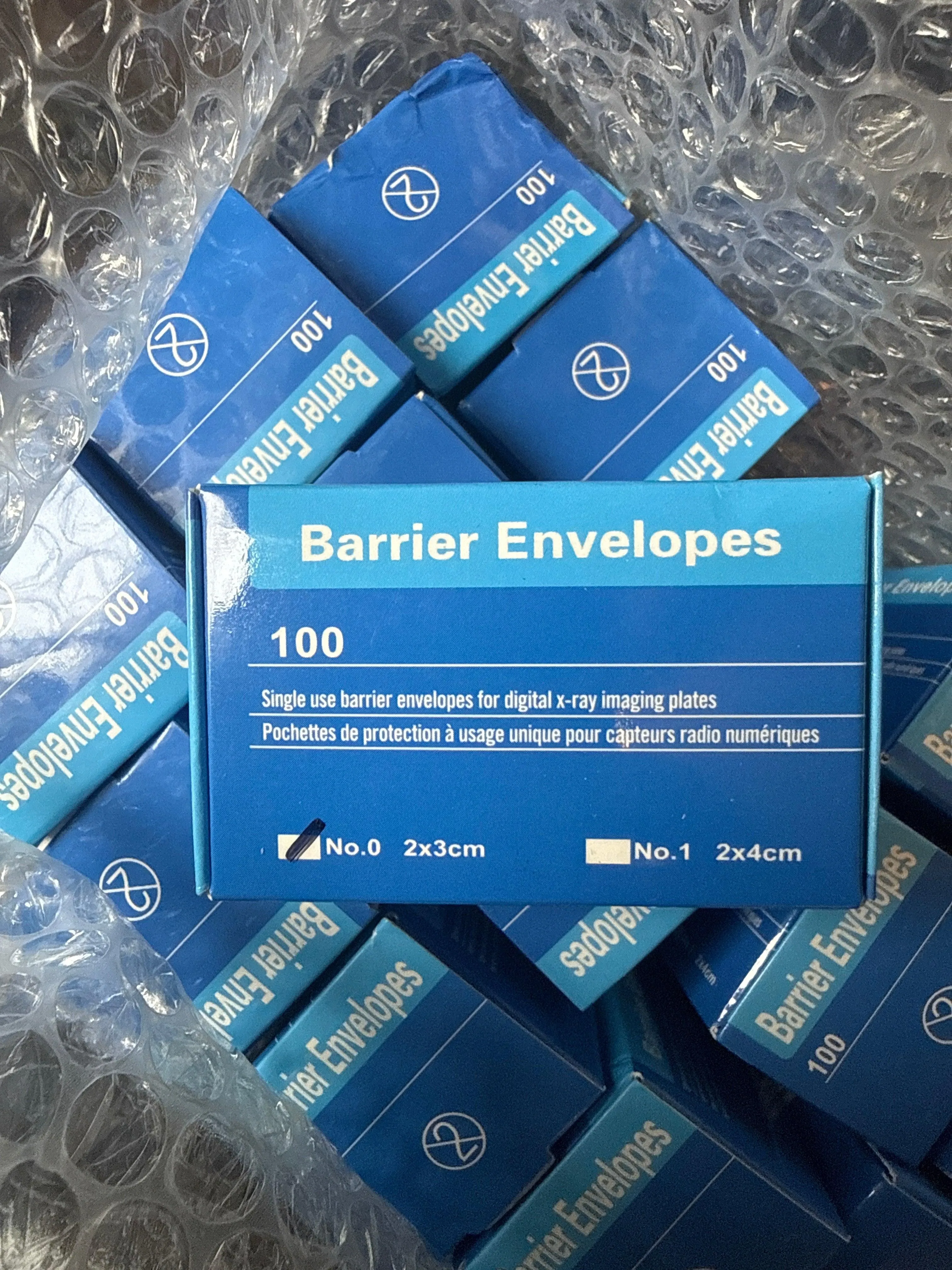 10X(3000pcs) Dental Barrier Envelopes Size 2# F Intra Oral Digital X-Ray Scan X