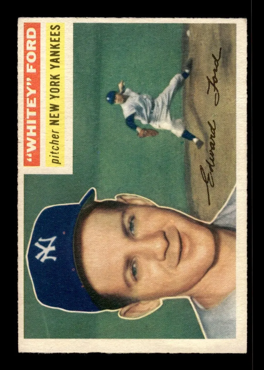 1956 Topps #240 Whitey Ford New York Yankees NMT 10012768