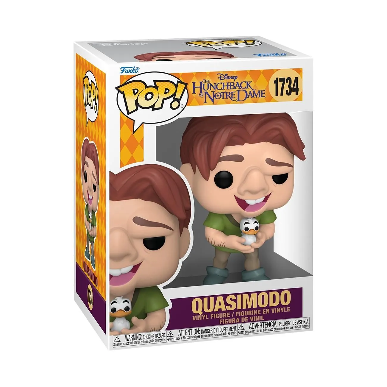 Disney: Hunchback Of Notre Dame - Quasimodo With Bird - #1734 - Funko POP!