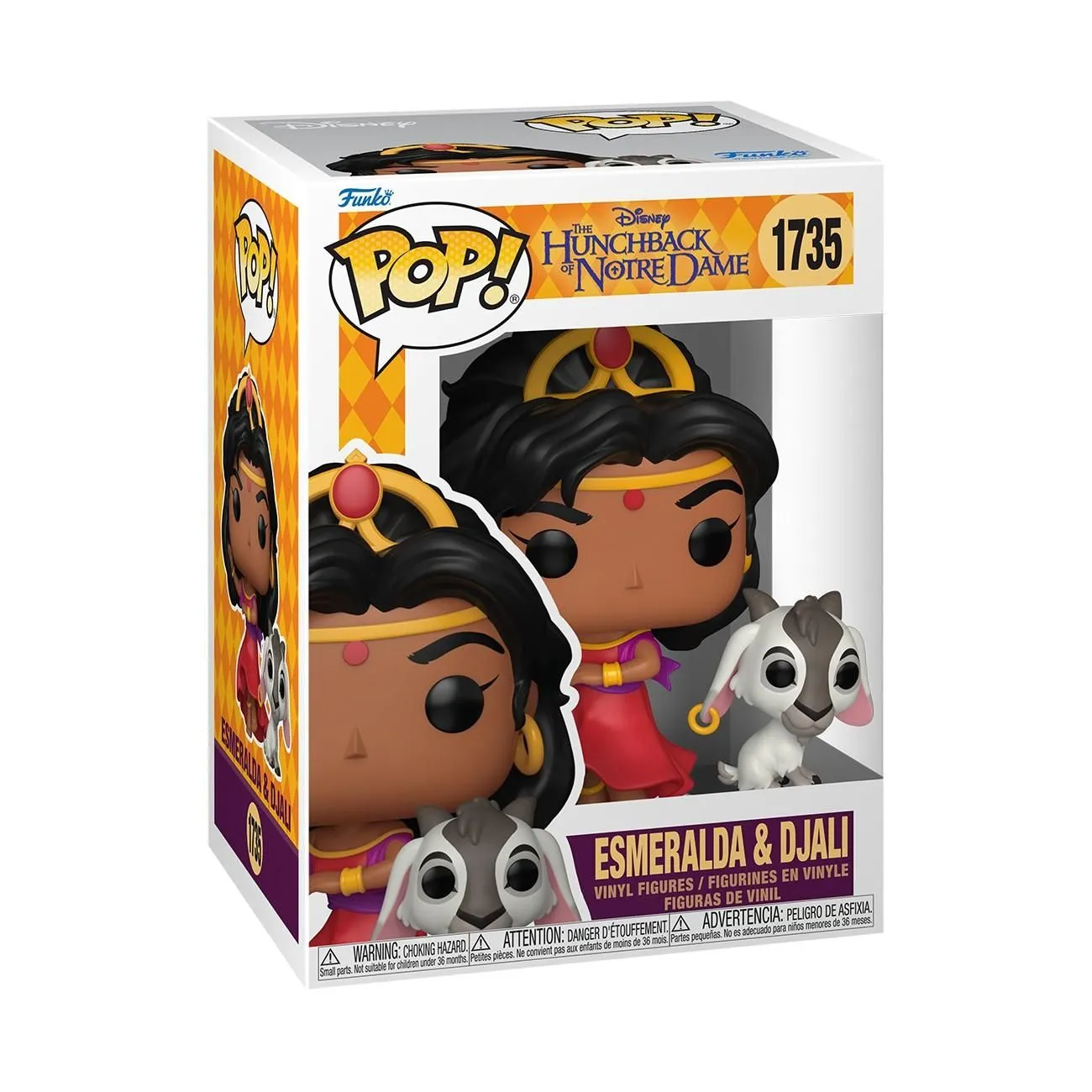 Buddy Hunchback Of Notre Dame Esmeralda And Djali - #1735 - Funko POP!