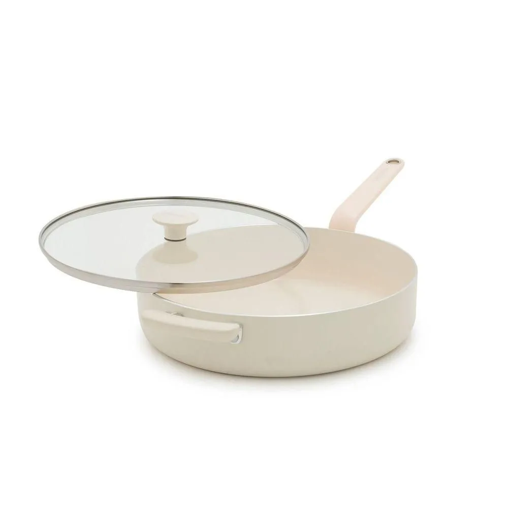 New without box - GreenPan Rio Advanced 5qt Ceramic Nonstick Saute Pan with Lid Cream