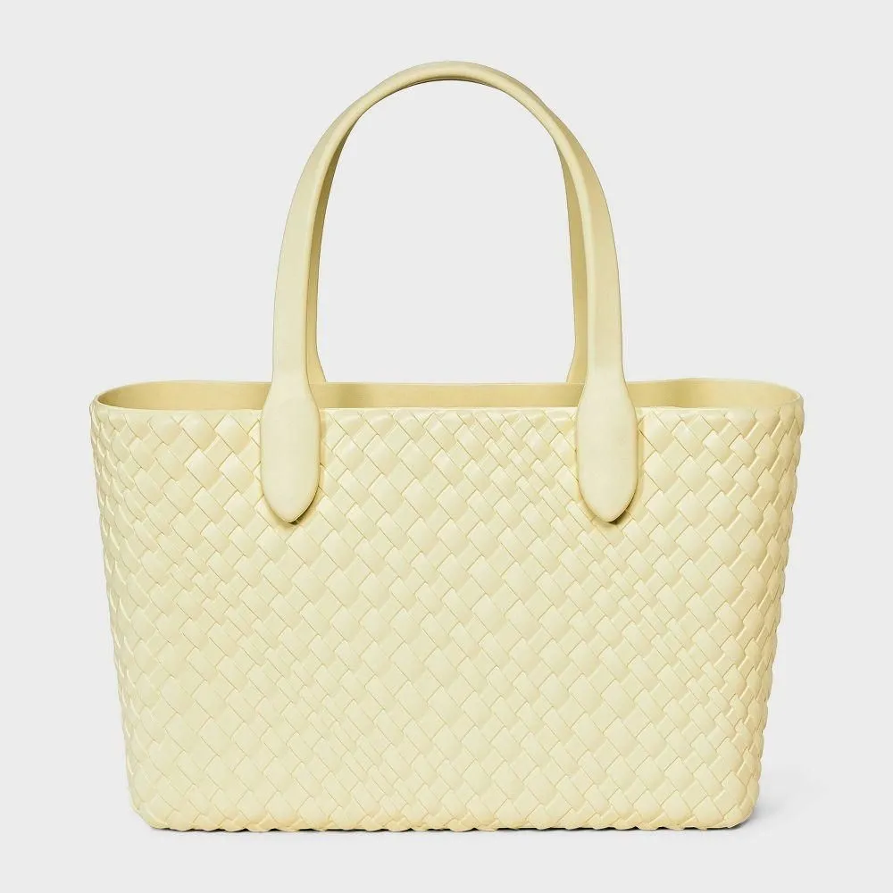 New Without Tags - Size: 19.69 Inches - EVA Splash Tote Bag - Shade & Shore Yellow