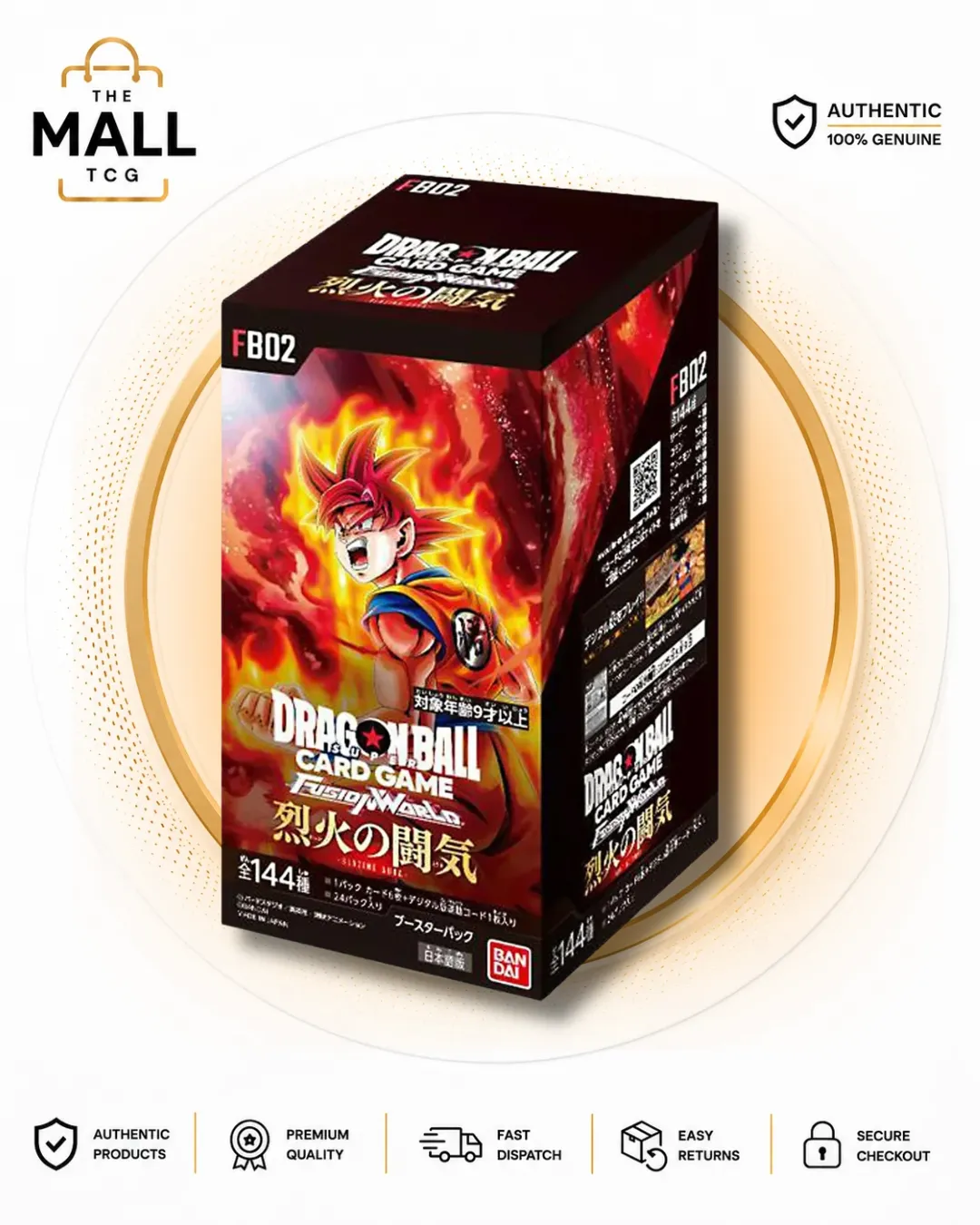 FB02 Japanese Booster Box | Dragon Ball Super Card Game Fusion World