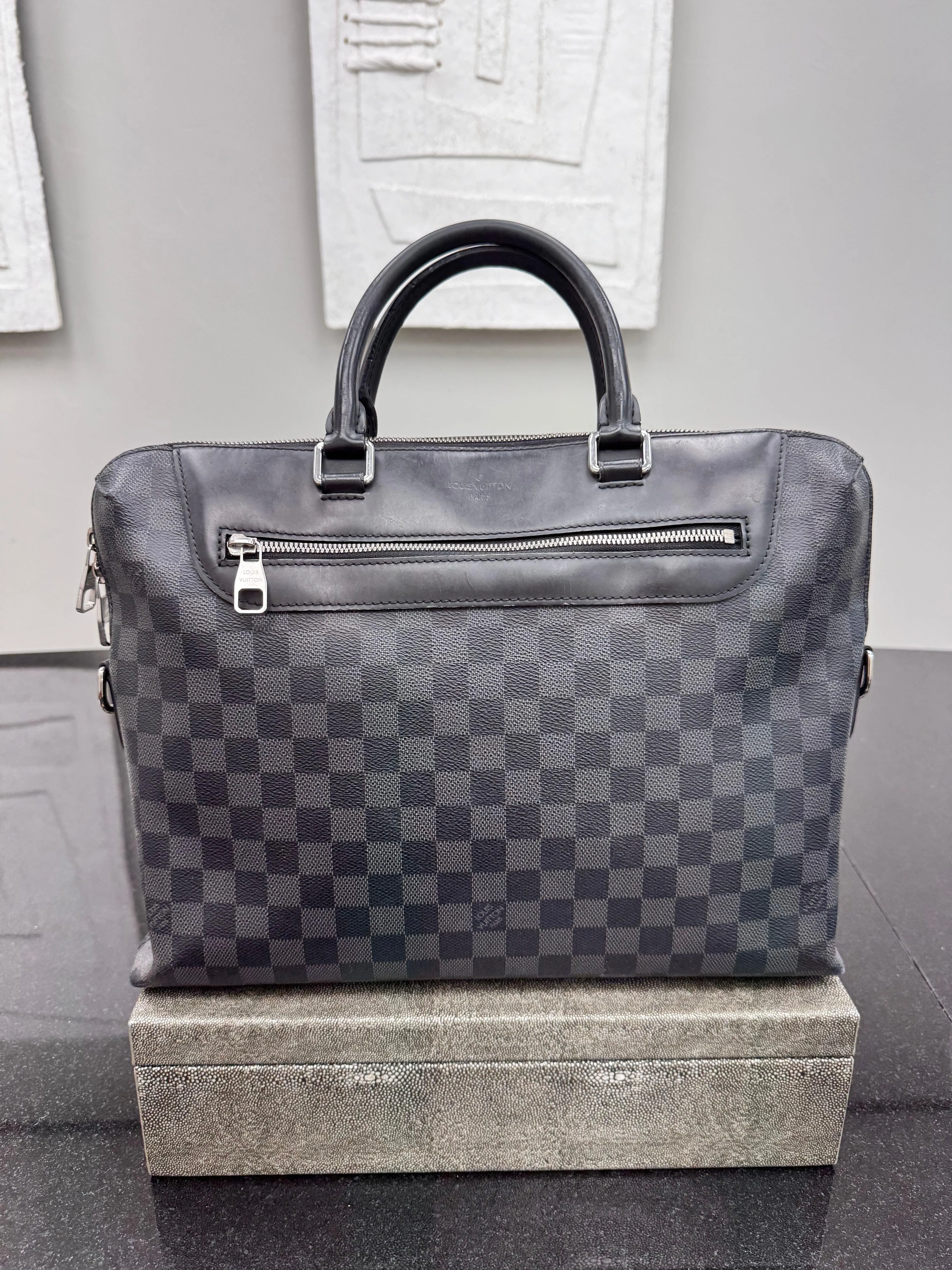 Louis Vuitton Damier Graphite Porte-Documents Voyage Briefcase PM