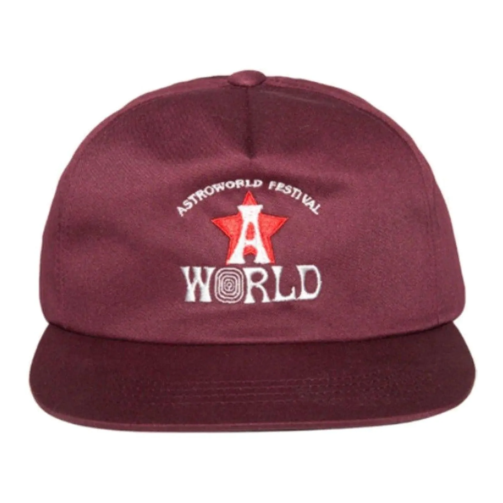 Travis Scott Astro Hat Burgundy